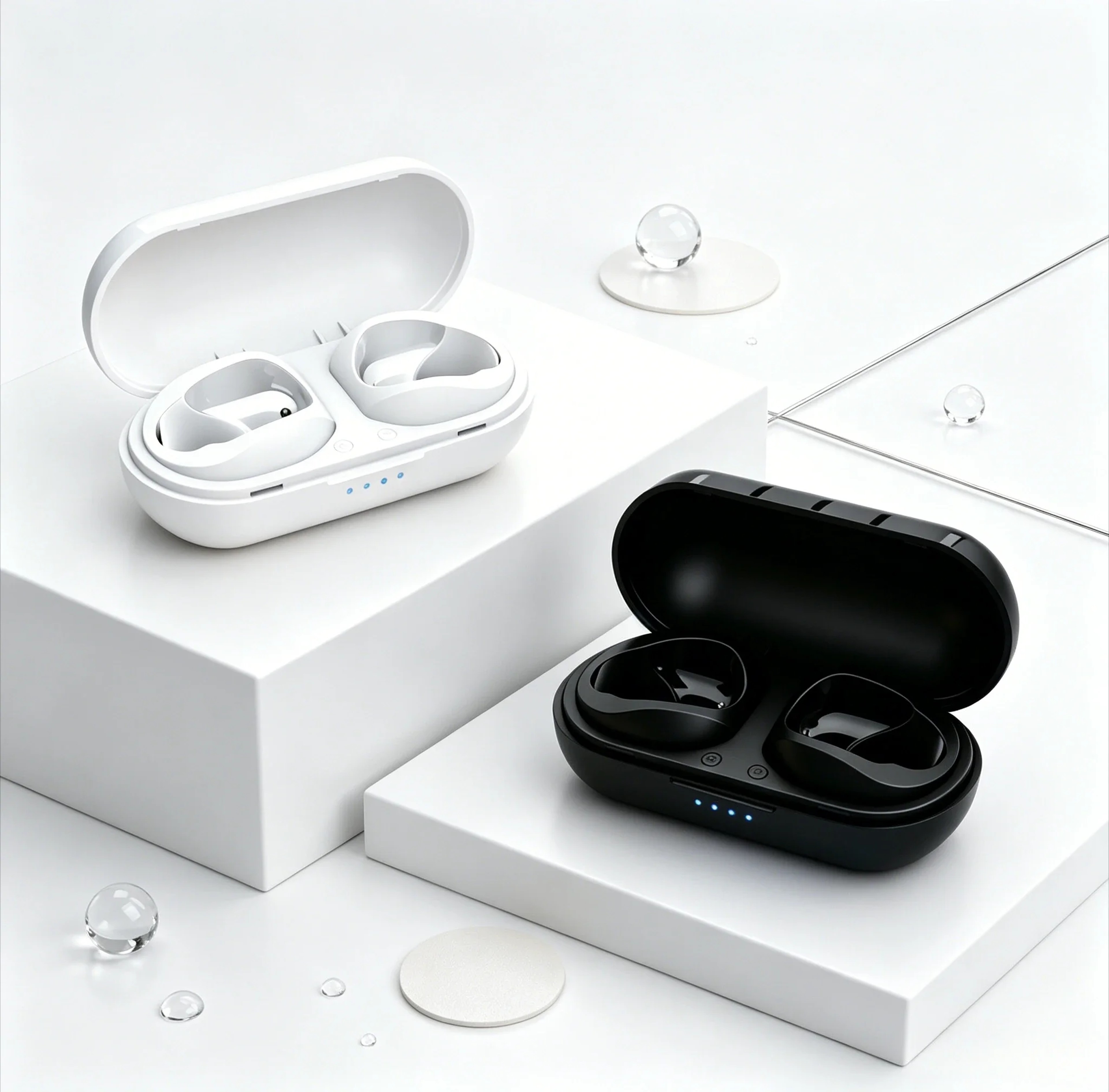 Premium TWS Wireless Earbuds with Memory Foam Cushions Bluetooth Headphones – view 2