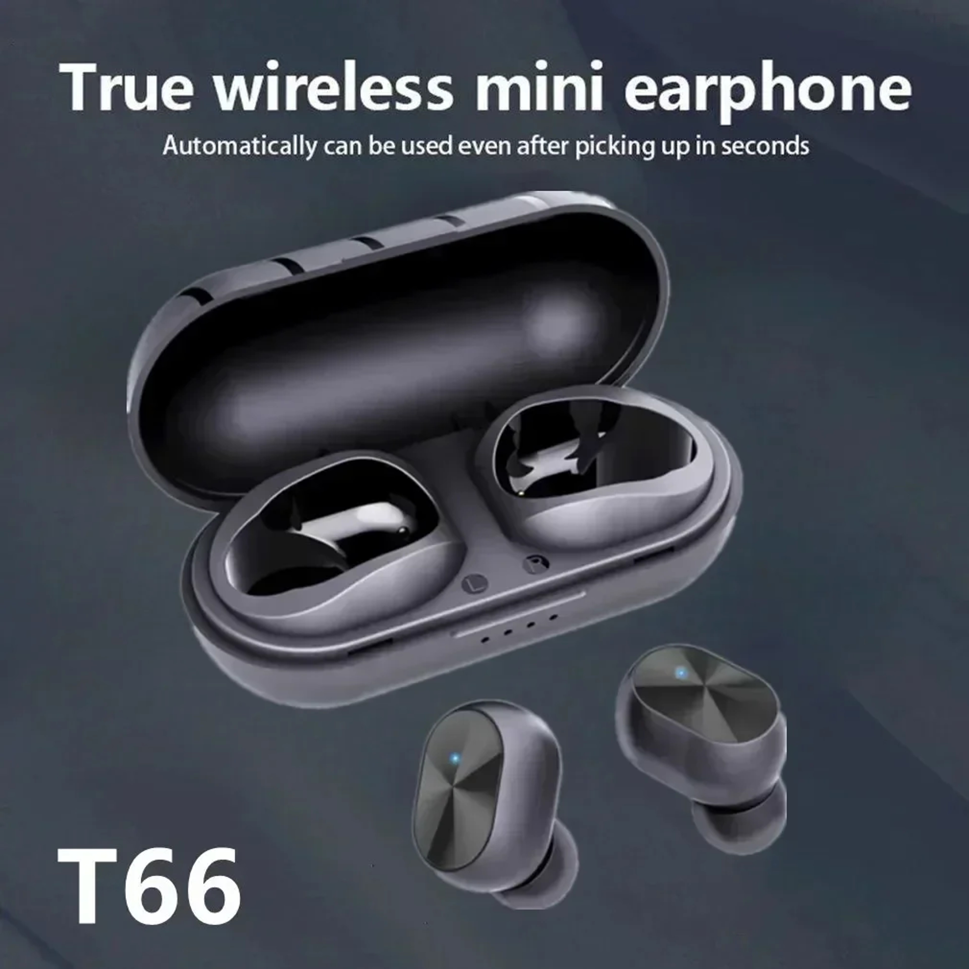 Premium TWS Wireless Earbuds with Memory Foam Cushions Bluetooth Headphones – view 3