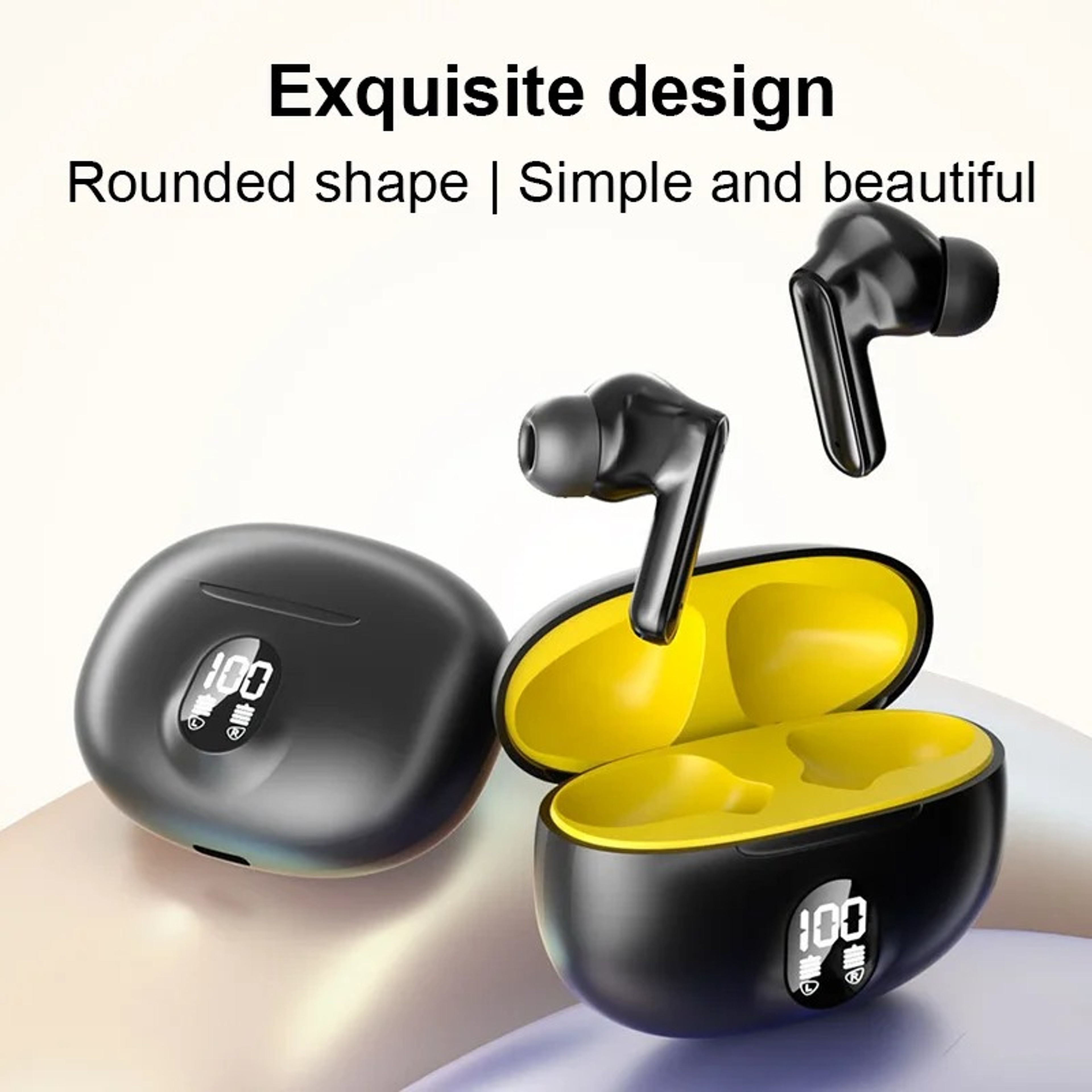 Bluetooth Wireless Earbuds with LED Display – view 3
