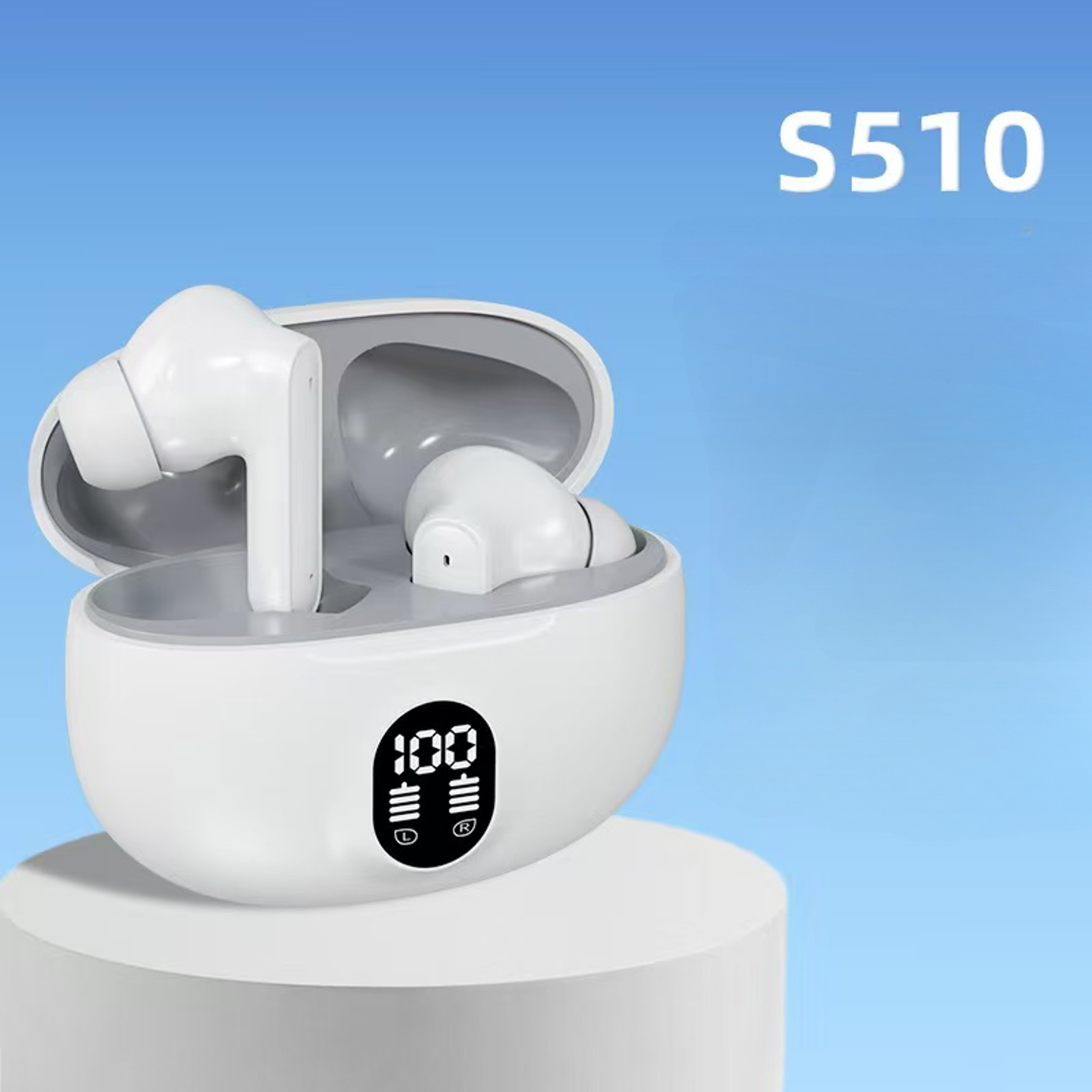 Bluetooth Wireless Earbuds with LED Display – view 7