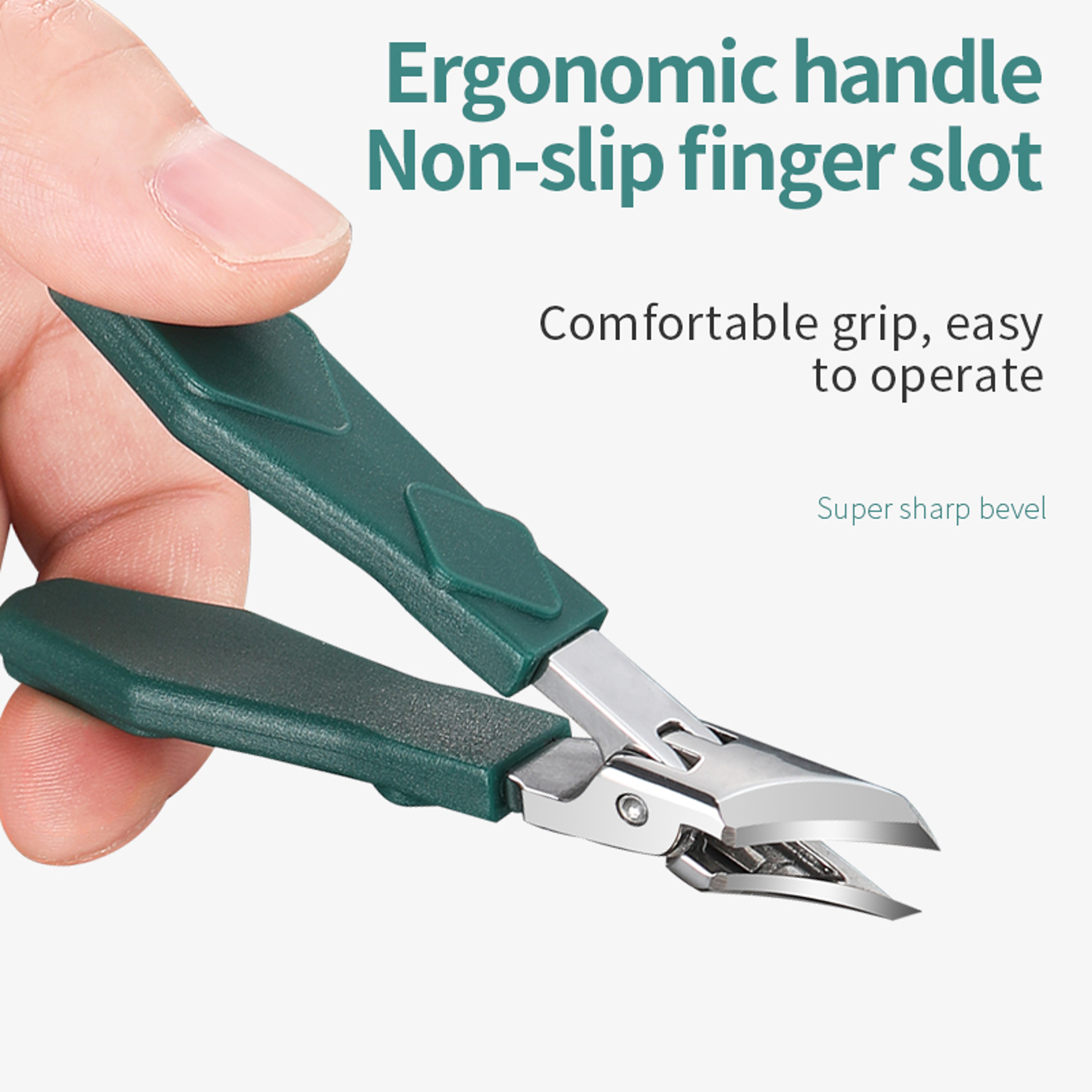 Professional Ingrown Toenail Clipper for Thick Nails Stainless Steel Podiatrist Nipper – view 5