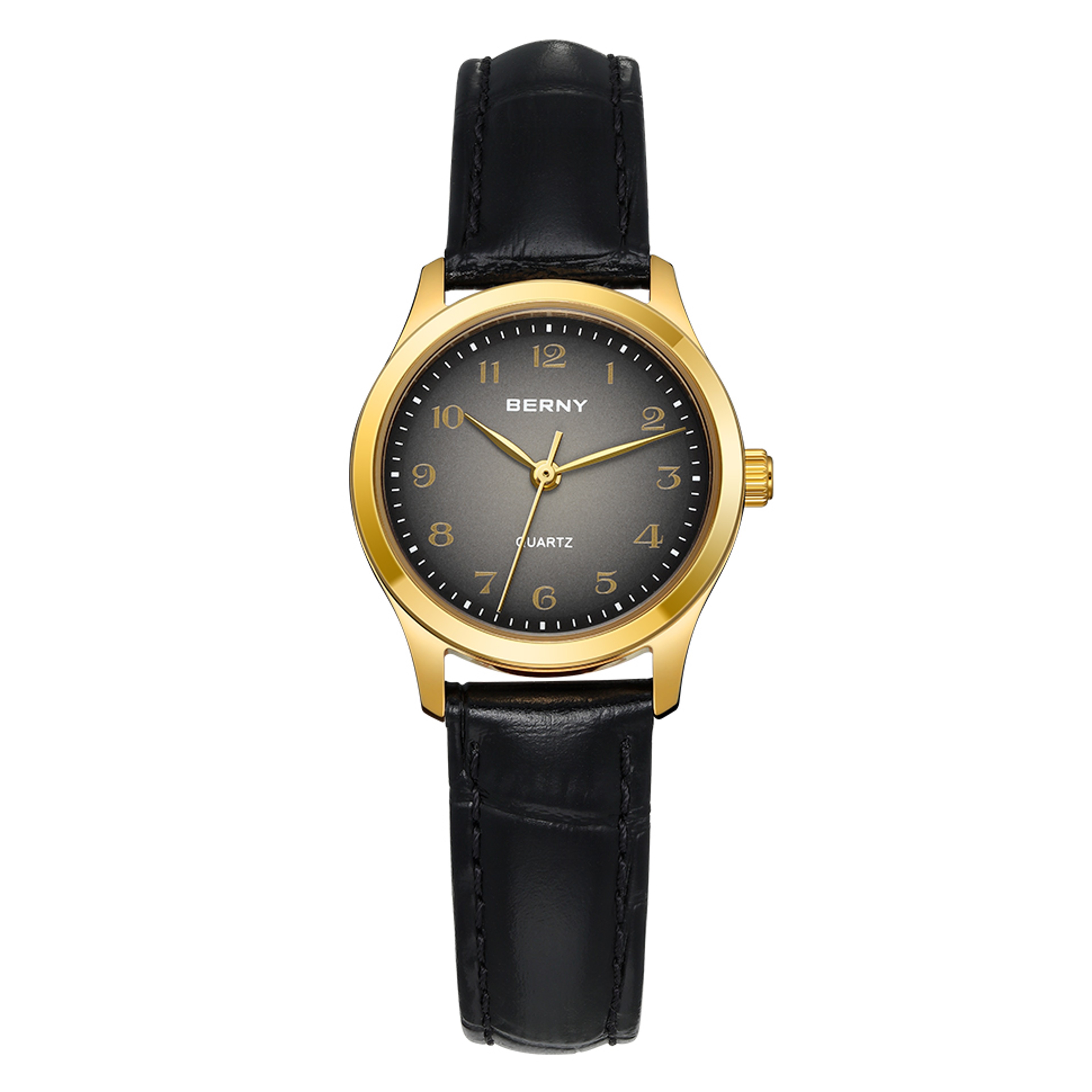 Elegant Gold Watch For Women Gradient Dial Ladies Quartz Watch 6