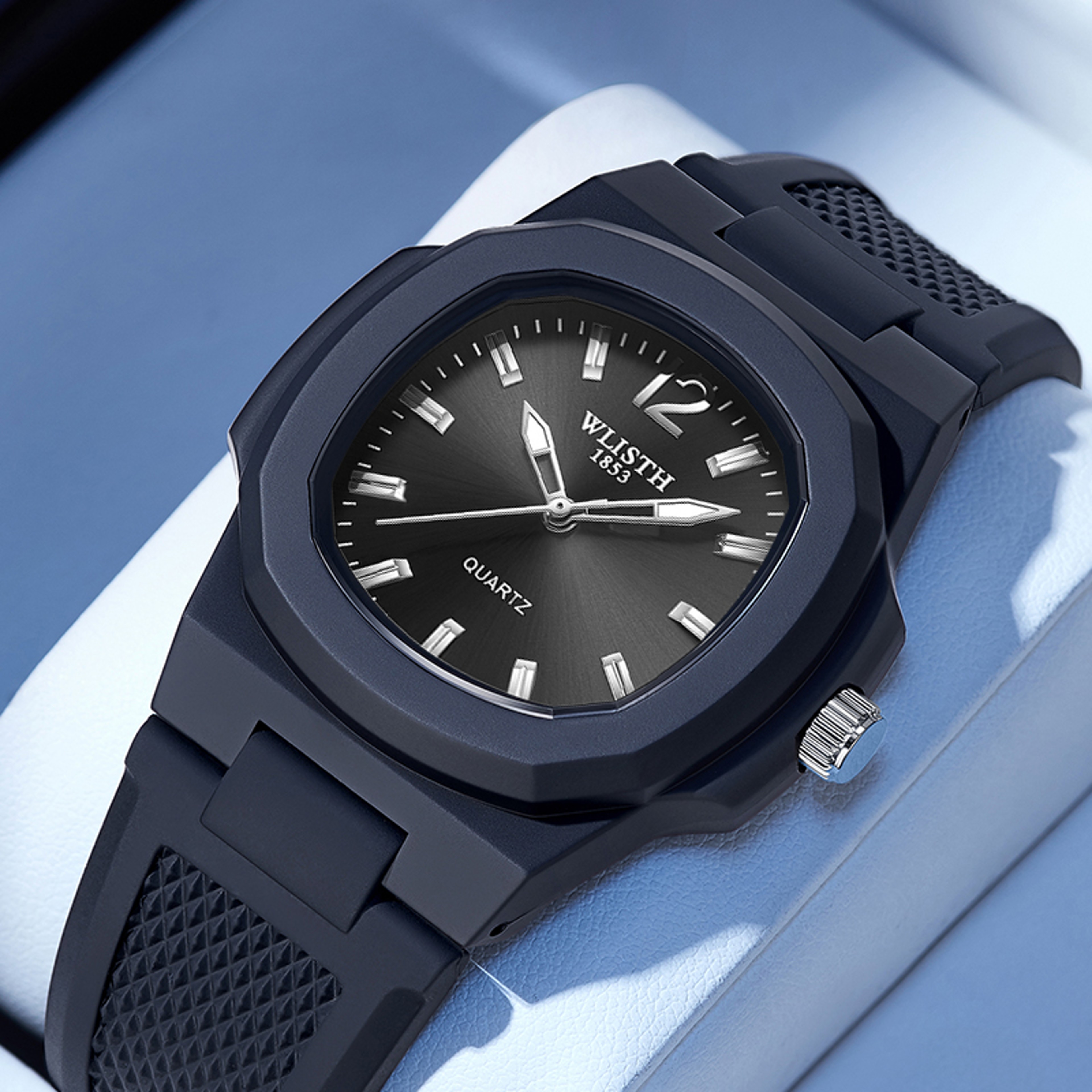 Luxury Waterproof Quartz Watch For Men Business Luminous Dress Wristwatch 5