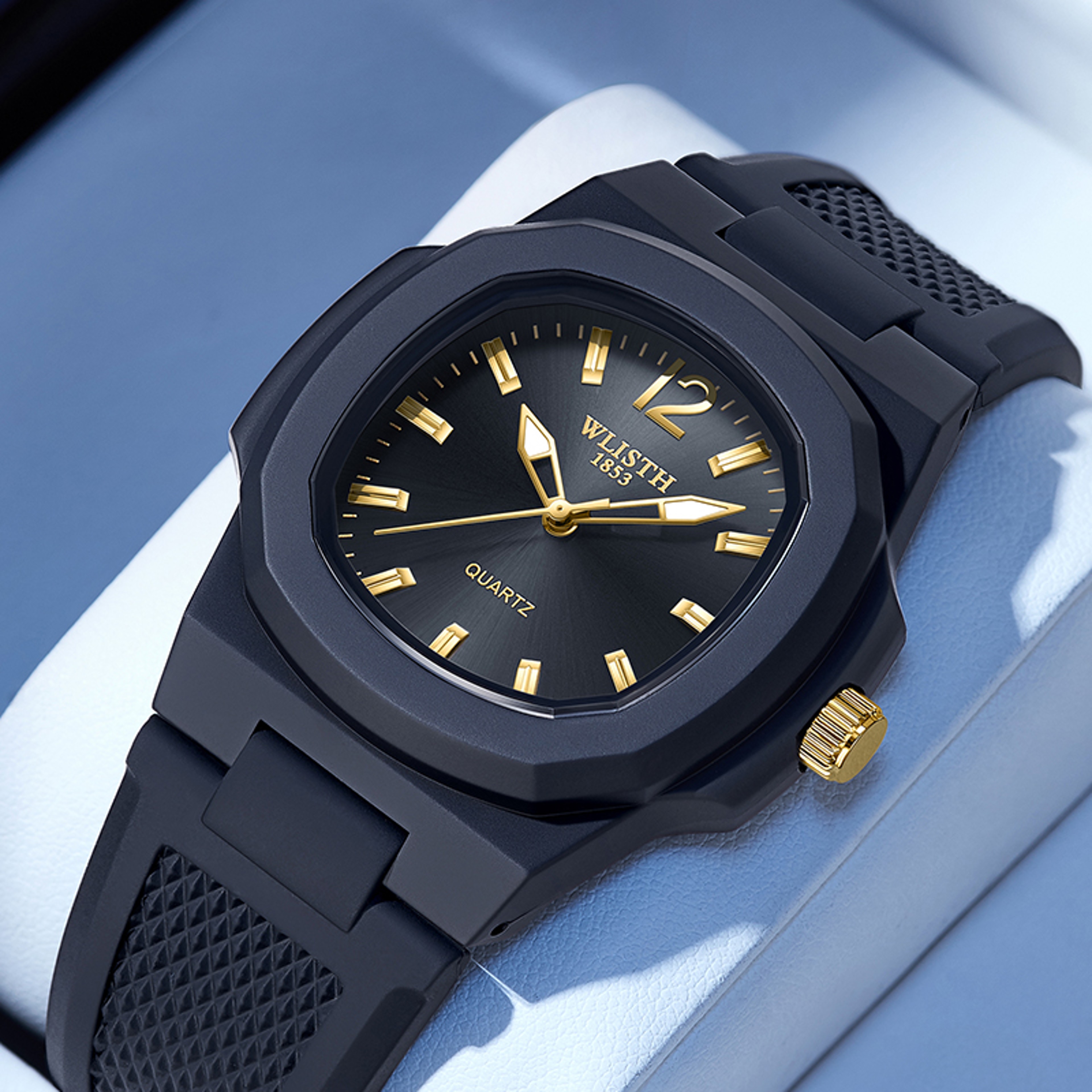Luxury Waterproof Quartz Watch For Men Business Luminous Dress Wristwatch 7