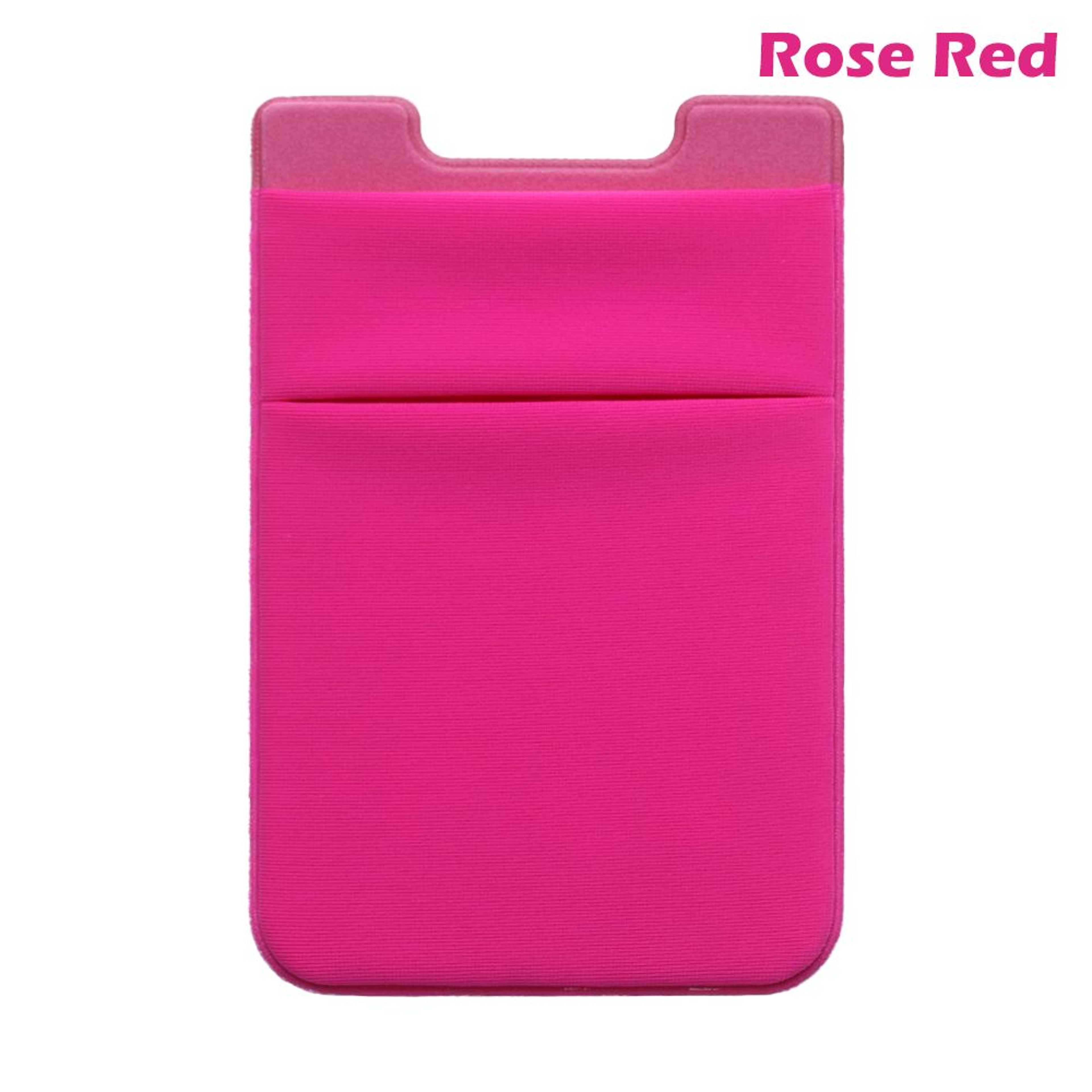 Slim Silicone Phone Card Holder Stick On Phone Wallet 8