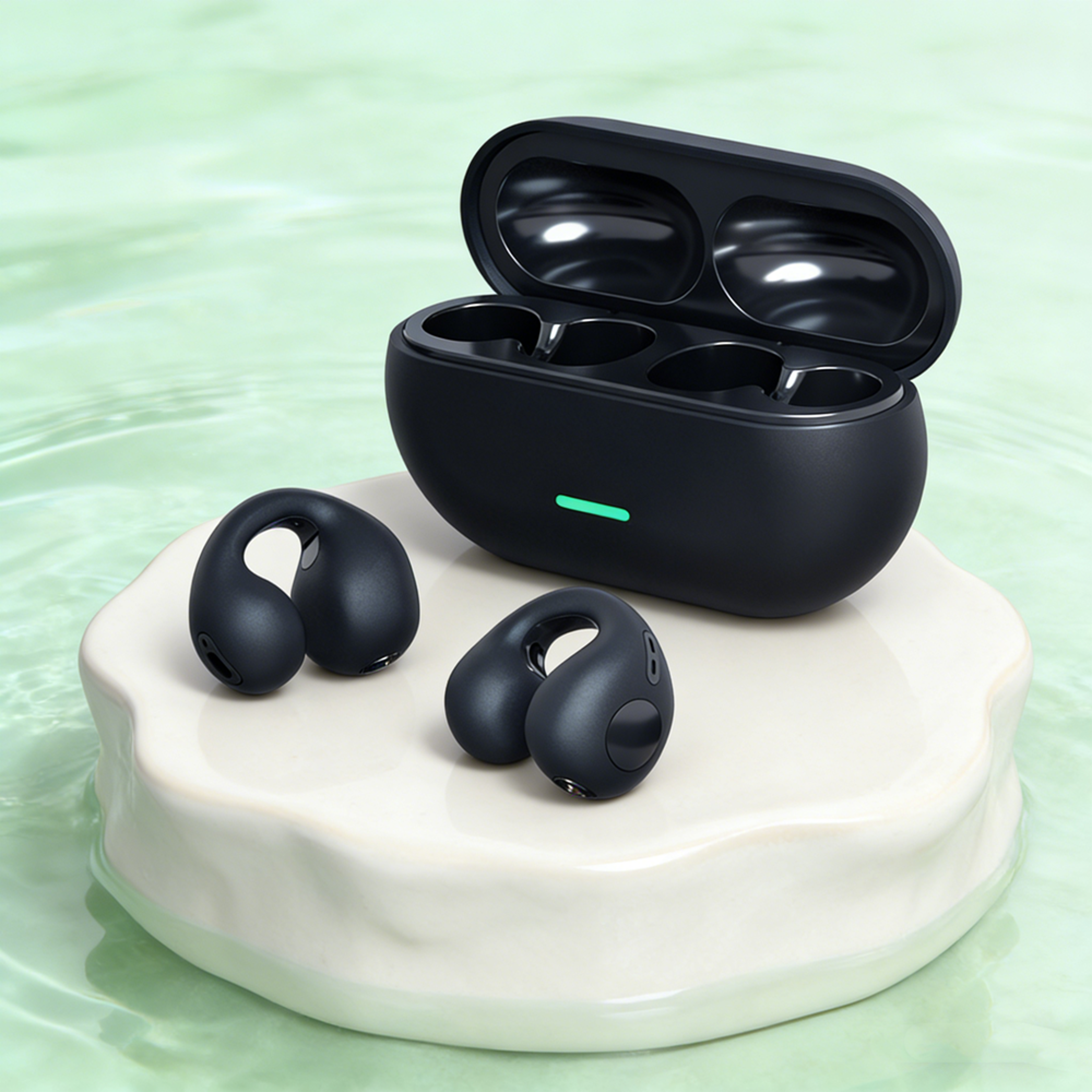Bluetooth Wireless Earphones with Charging Case and Active Noise Cancellation – view 3