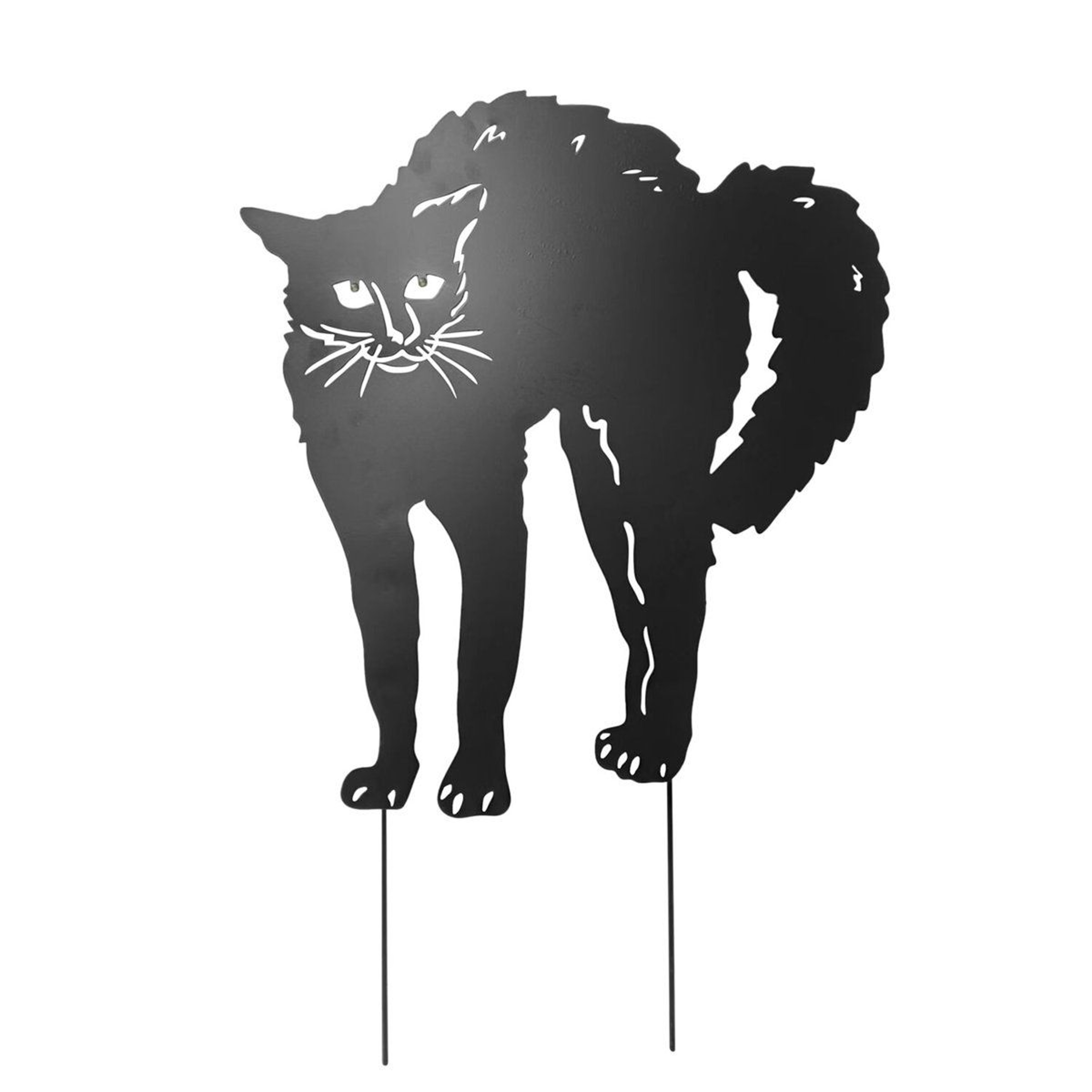LED Black Cat Halloween Decoration With Light Up Eyes 7