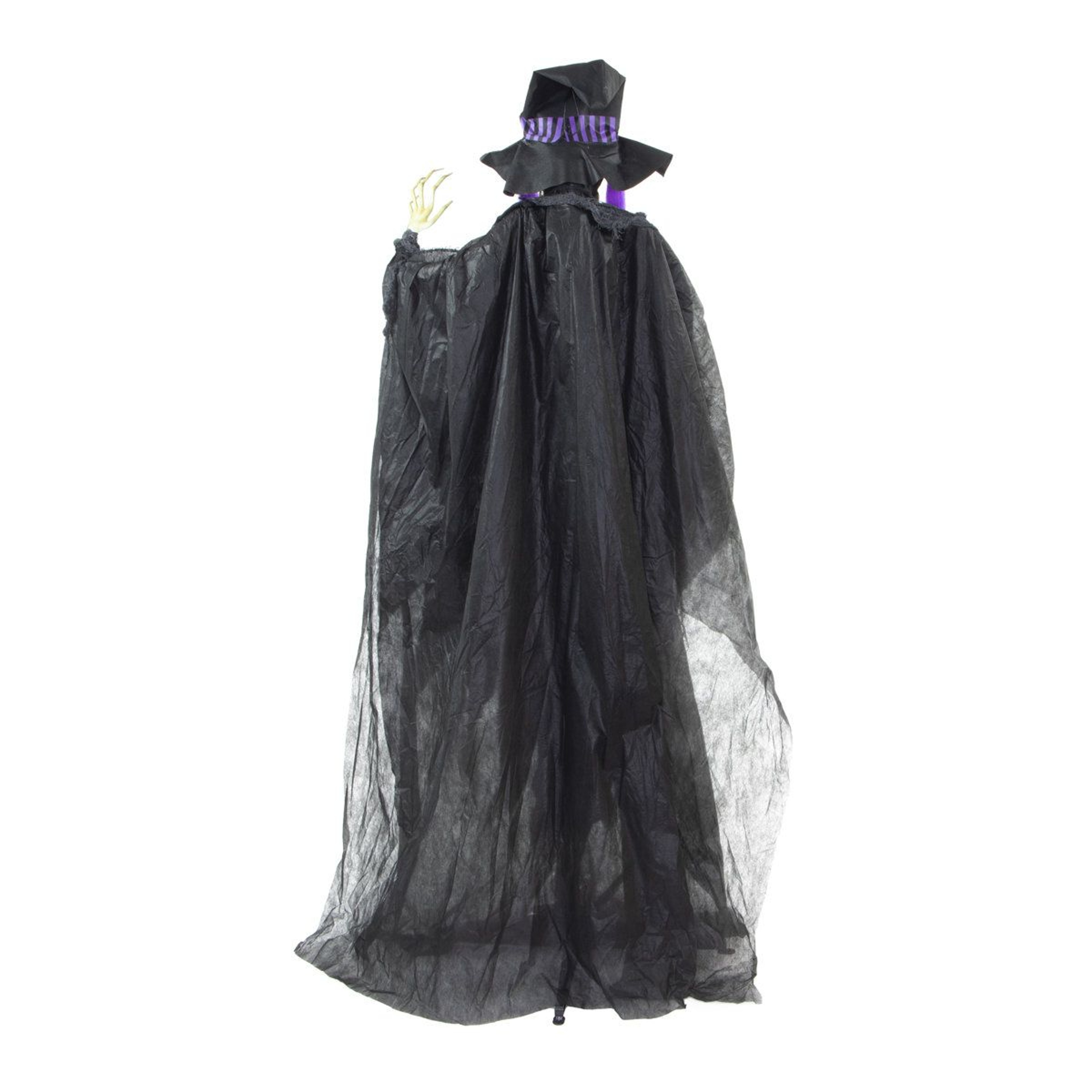 Talking Witch Halloween Animatronic With Touch Activated Lights And Sound 1