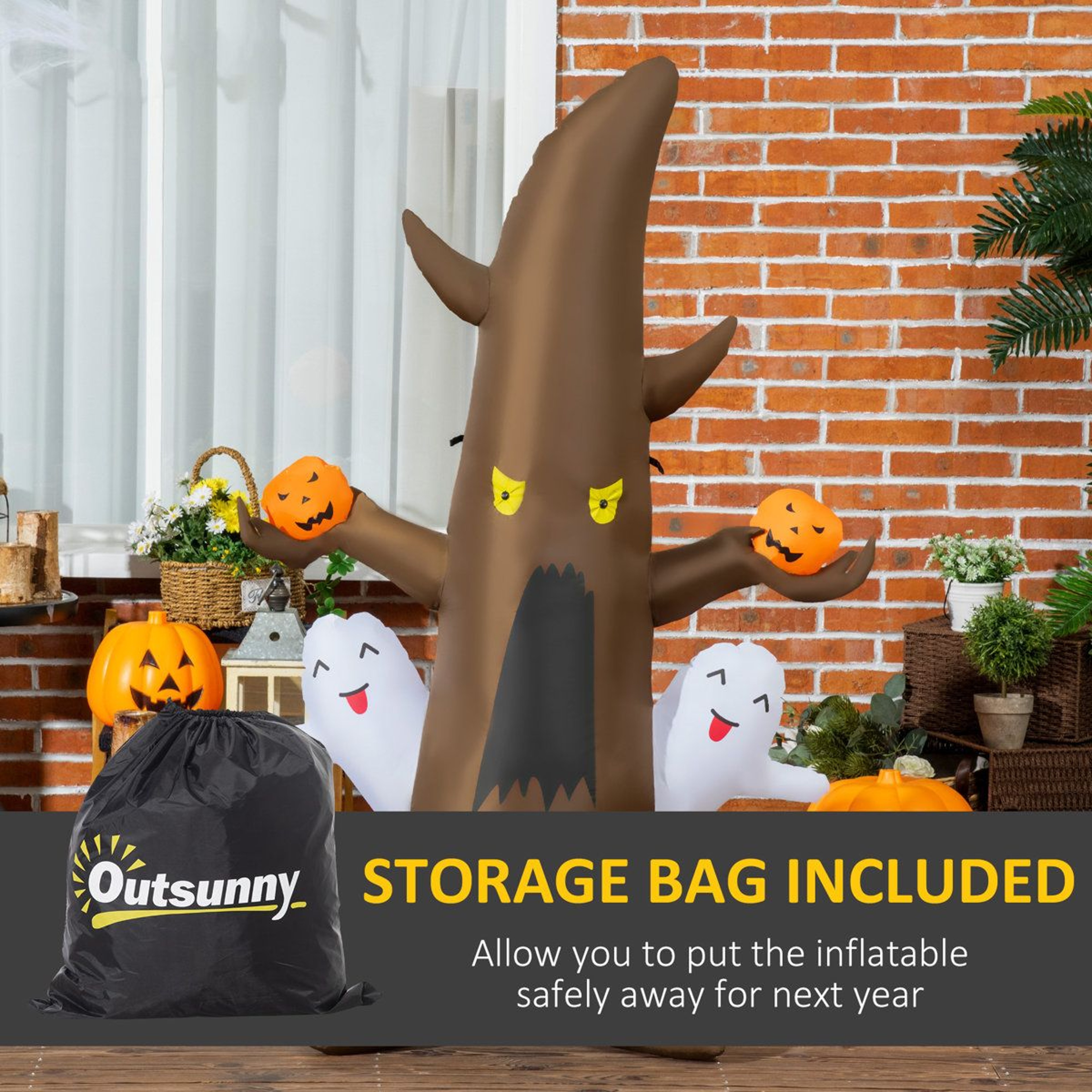 Halloween Inflatable Ghost Outdoor Decoration With LED Lights 2
