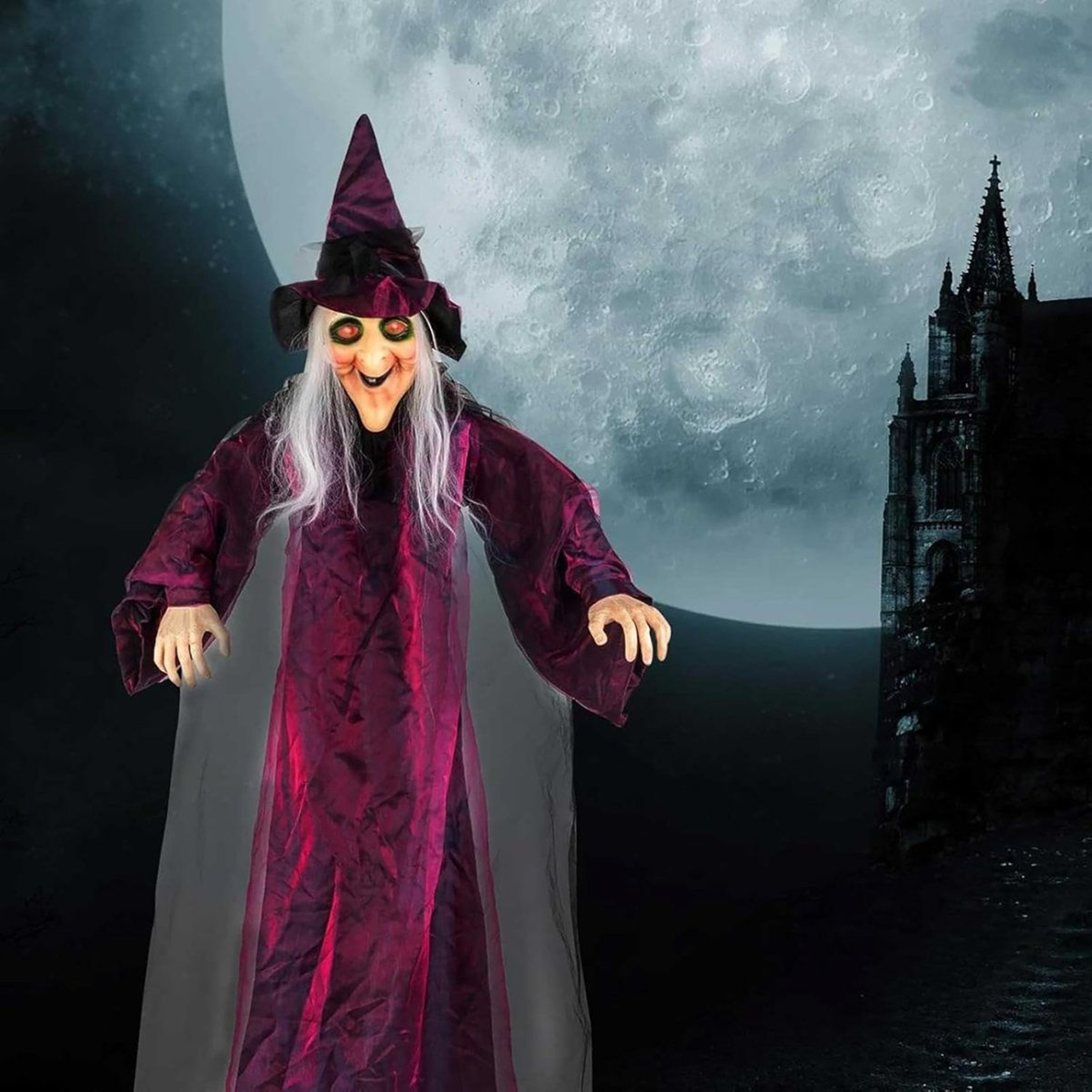 Battery Powered Red Halloween Outdoor Decoration 0