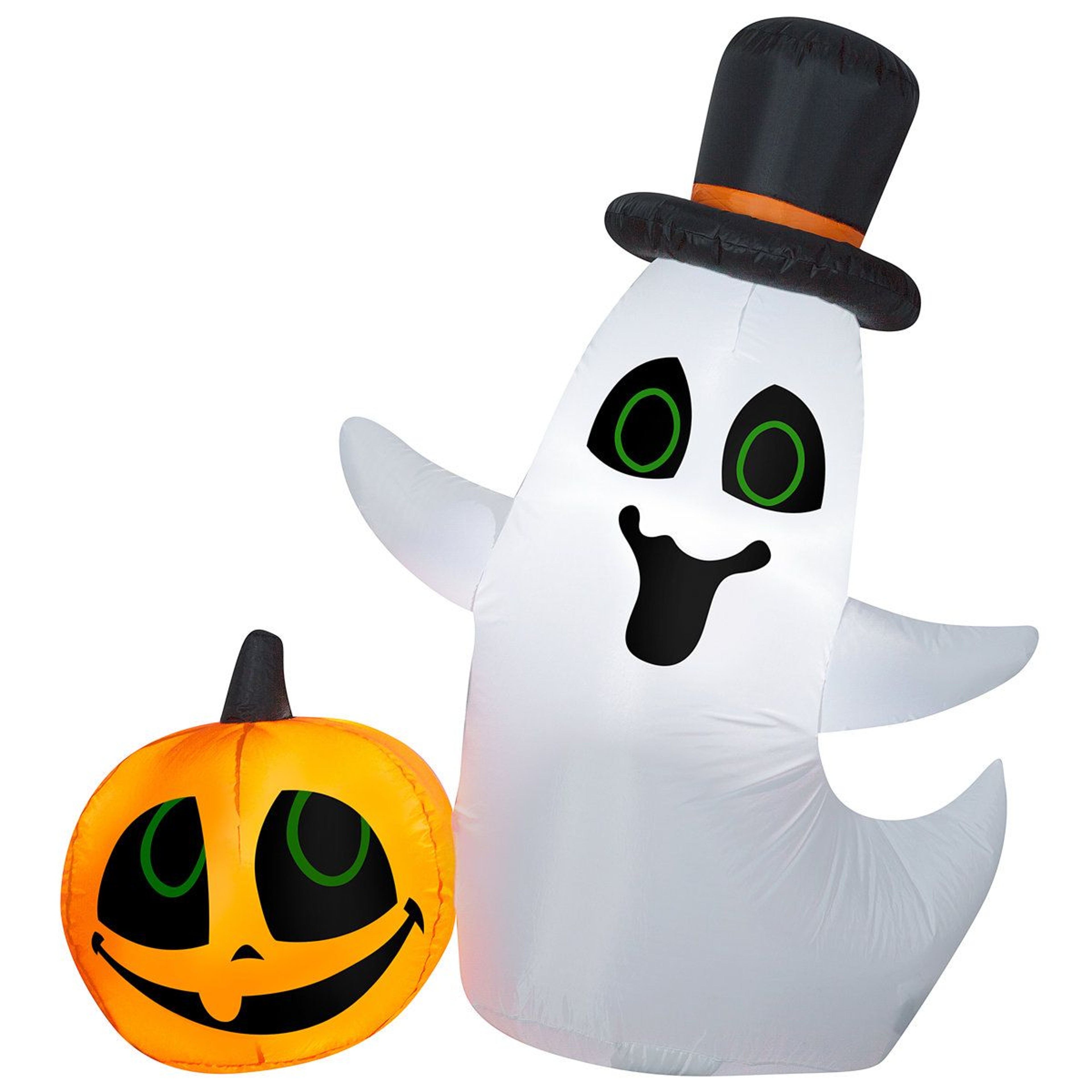 Halloween Inflatable Outdoor Decoration With LED Ghosts And Jack O Lantern 2