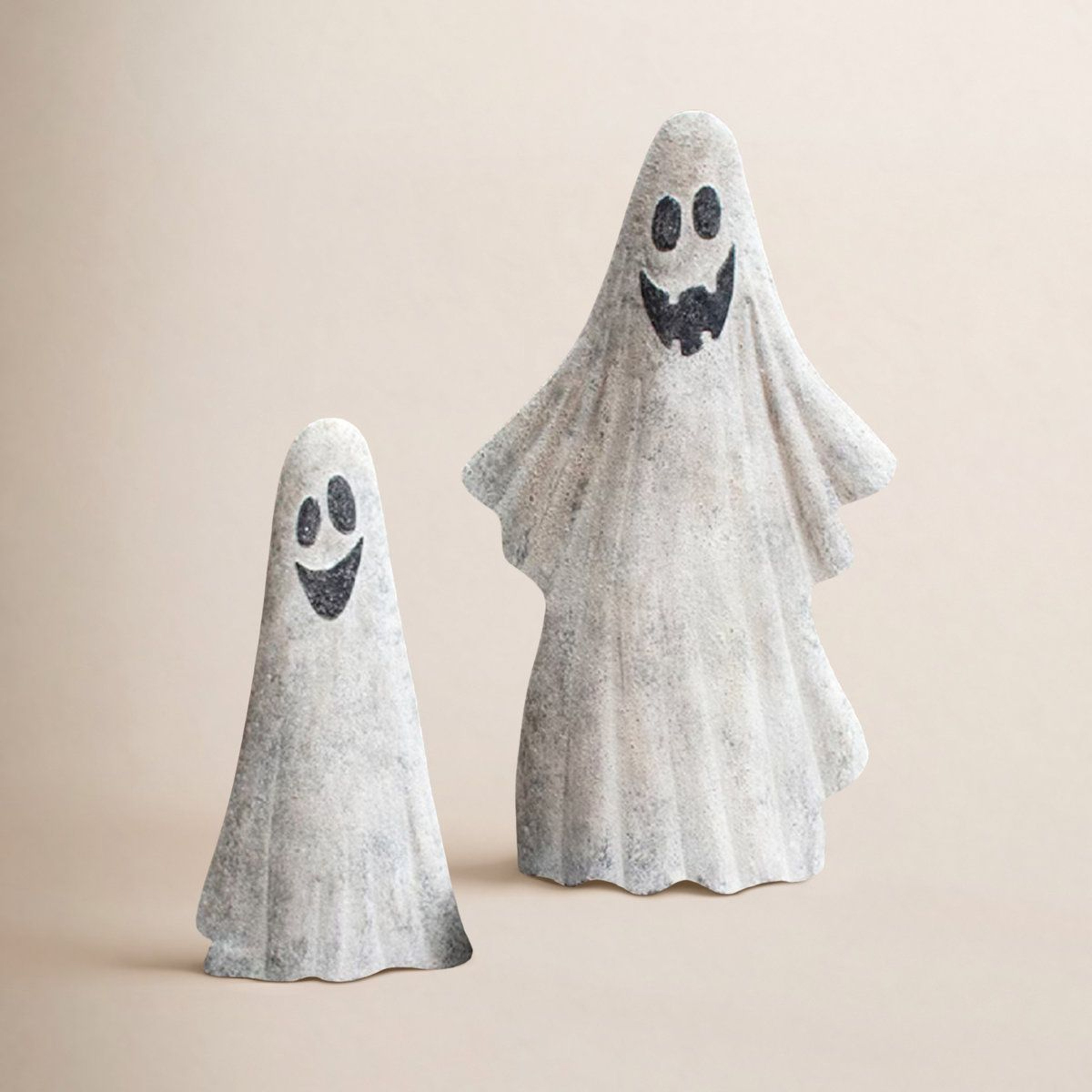 Metal Ghost Yard Decorations 35Inch Outdoor Halloween Display 0