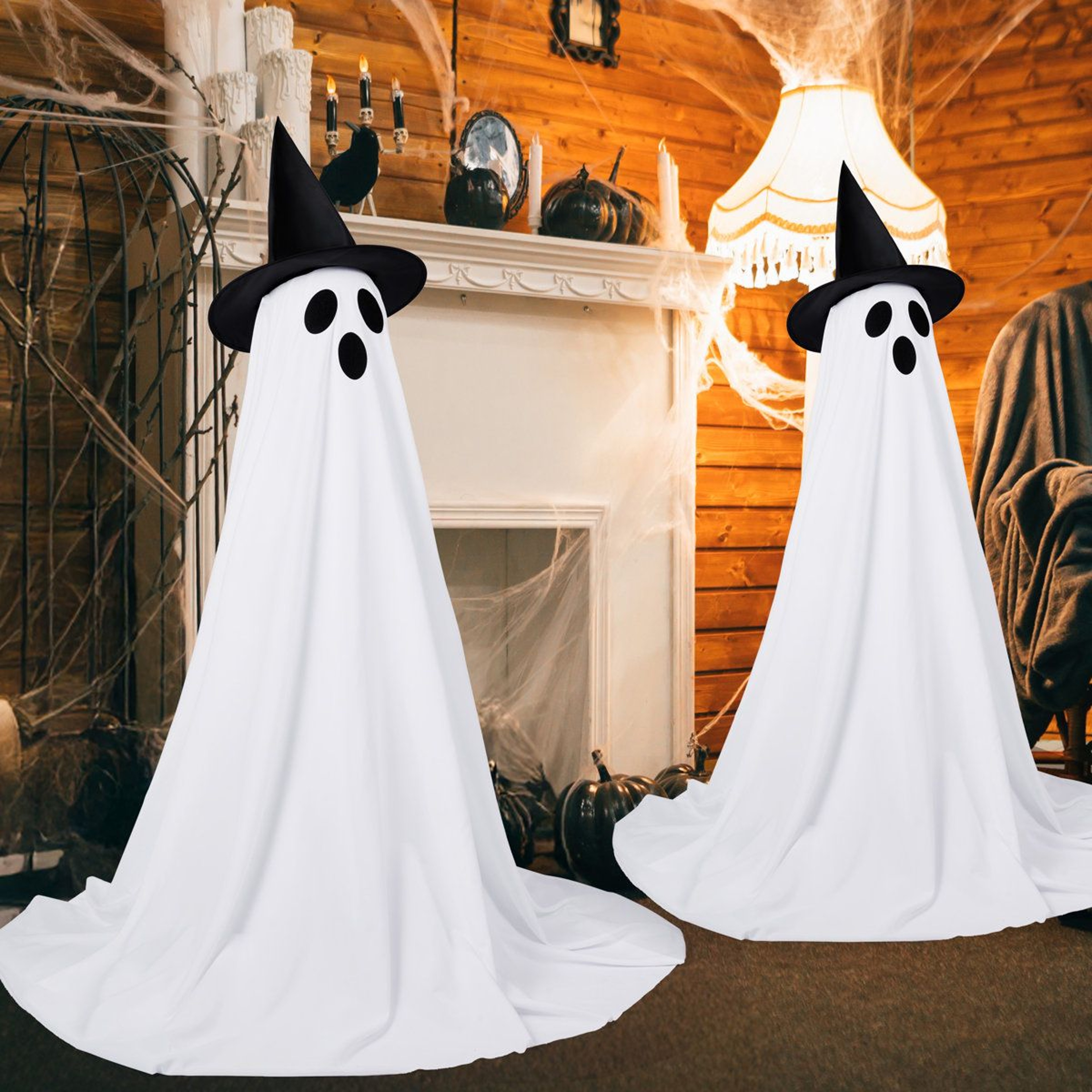 Outdoor Standing Ghost Halloween Decorations 4