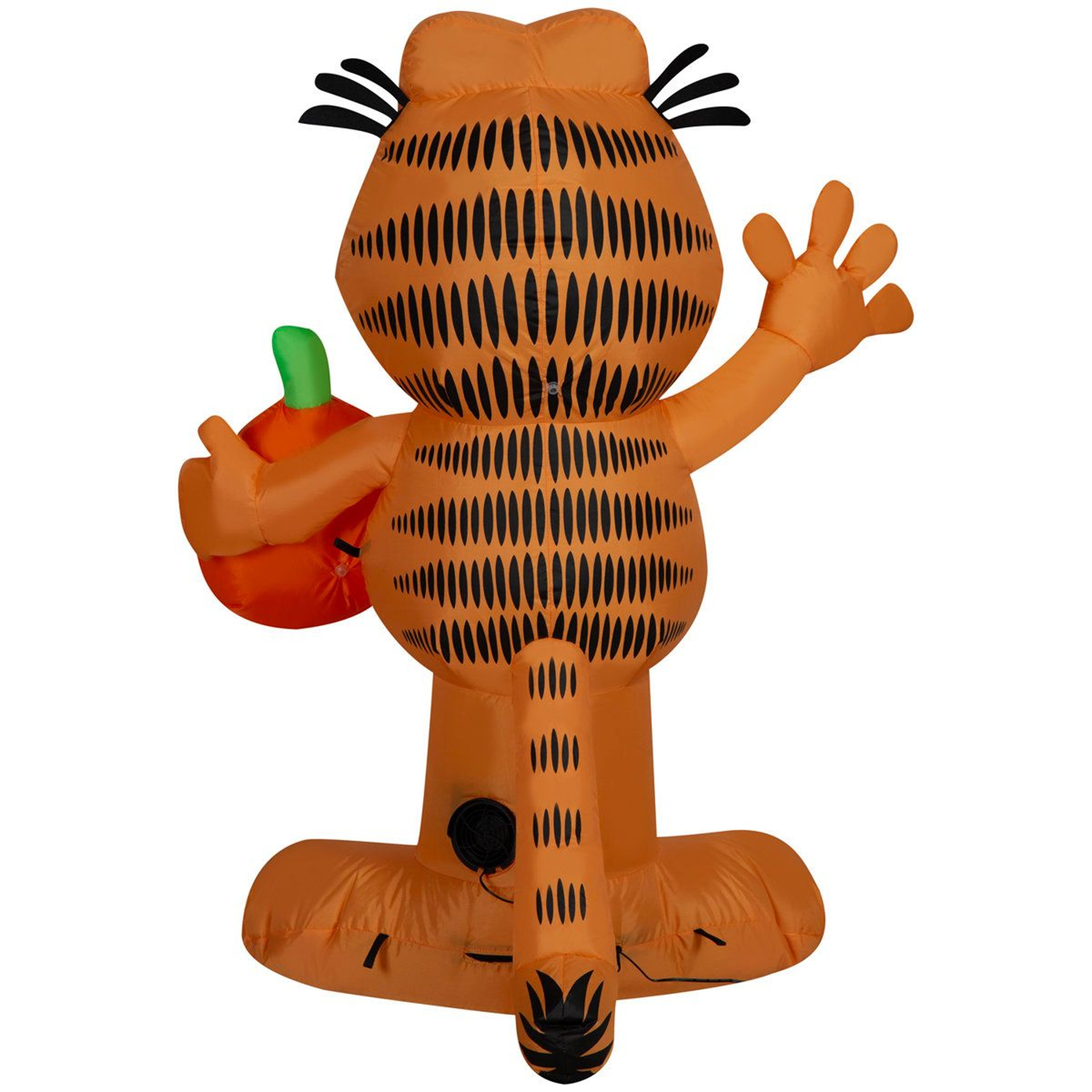 Garfield Halloween Inflatable Decoration With LED Lights And Orange Jack O Lantern Theme 1