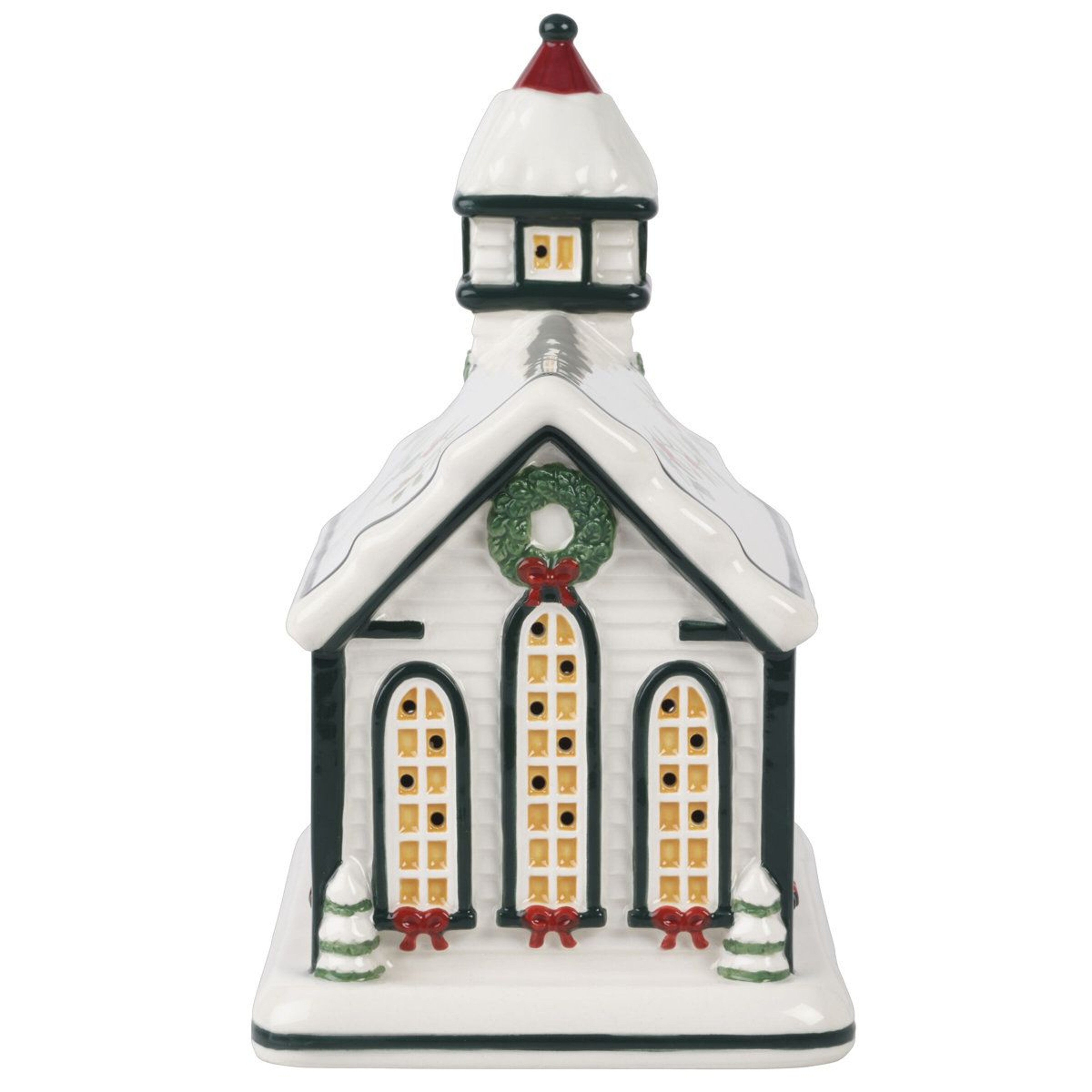 Winterberry LED Church Holiday Decor Battery Powered Christmas Decoration 0