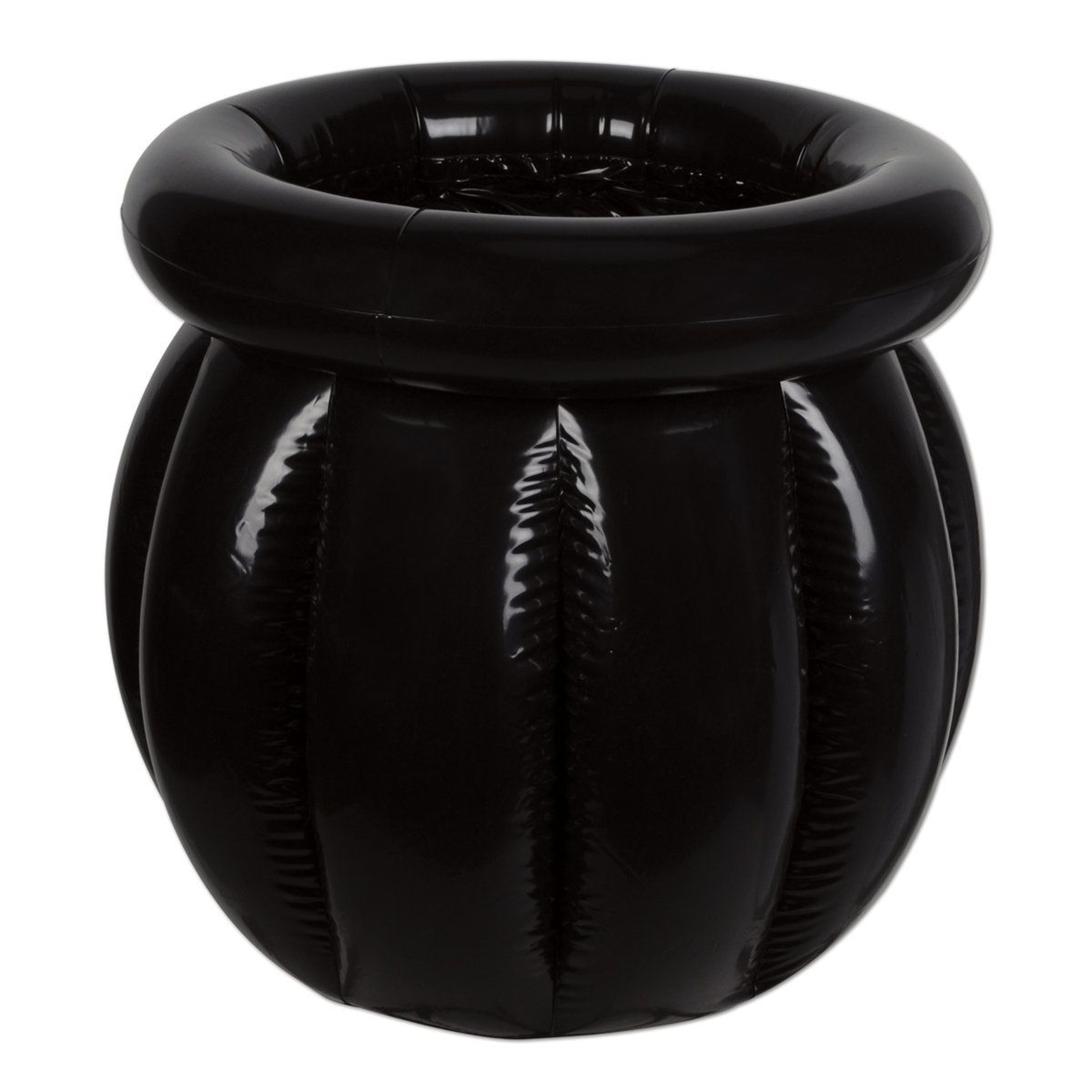 Halloween Inflatable Cauldron Cooler Black Plastic Party Decoration 0