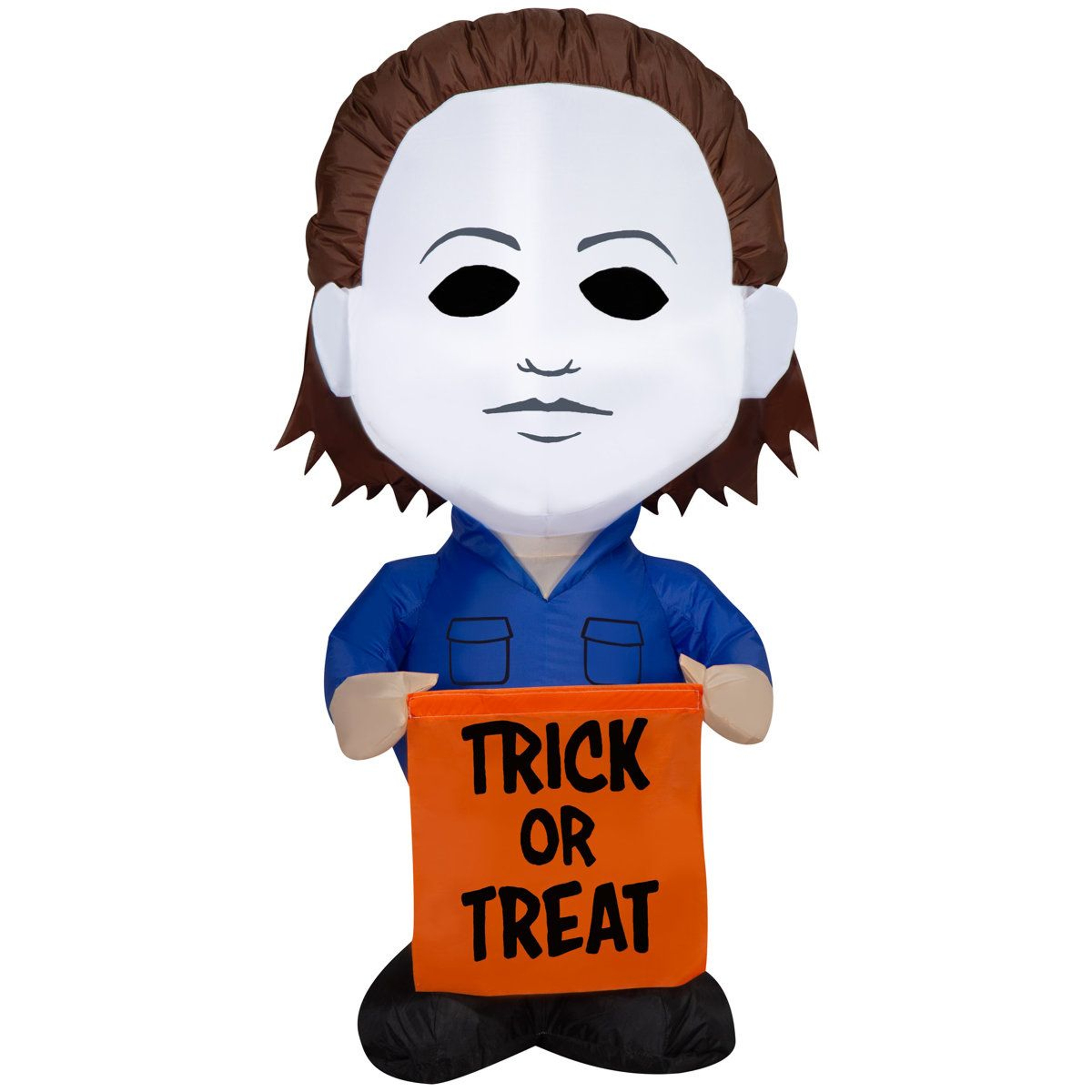 Michael Myers Halloween Inflatable Decoration With Treat Bag And Built In Light 4