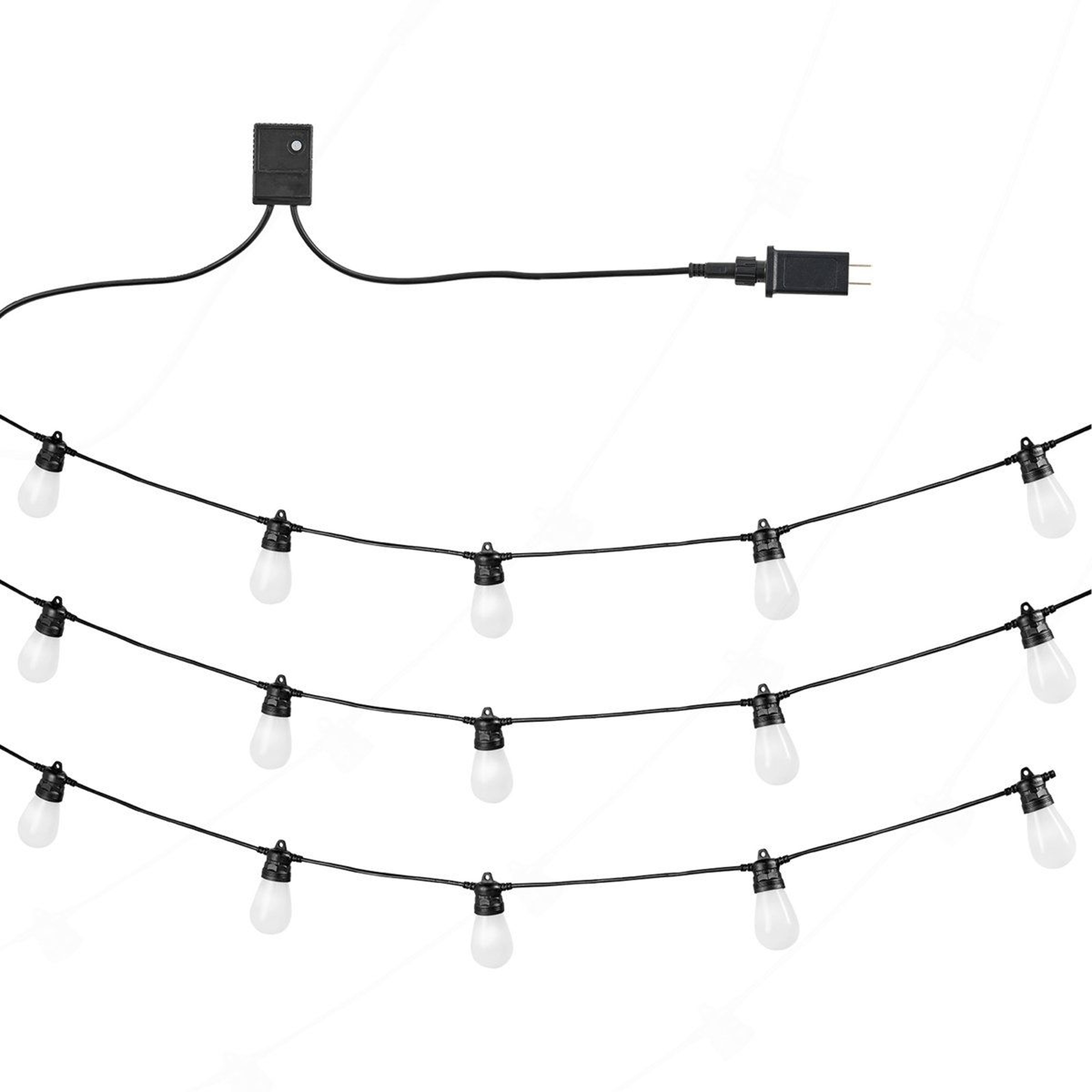 RGB Outdoor String Lights With Bulbs And App Control 4