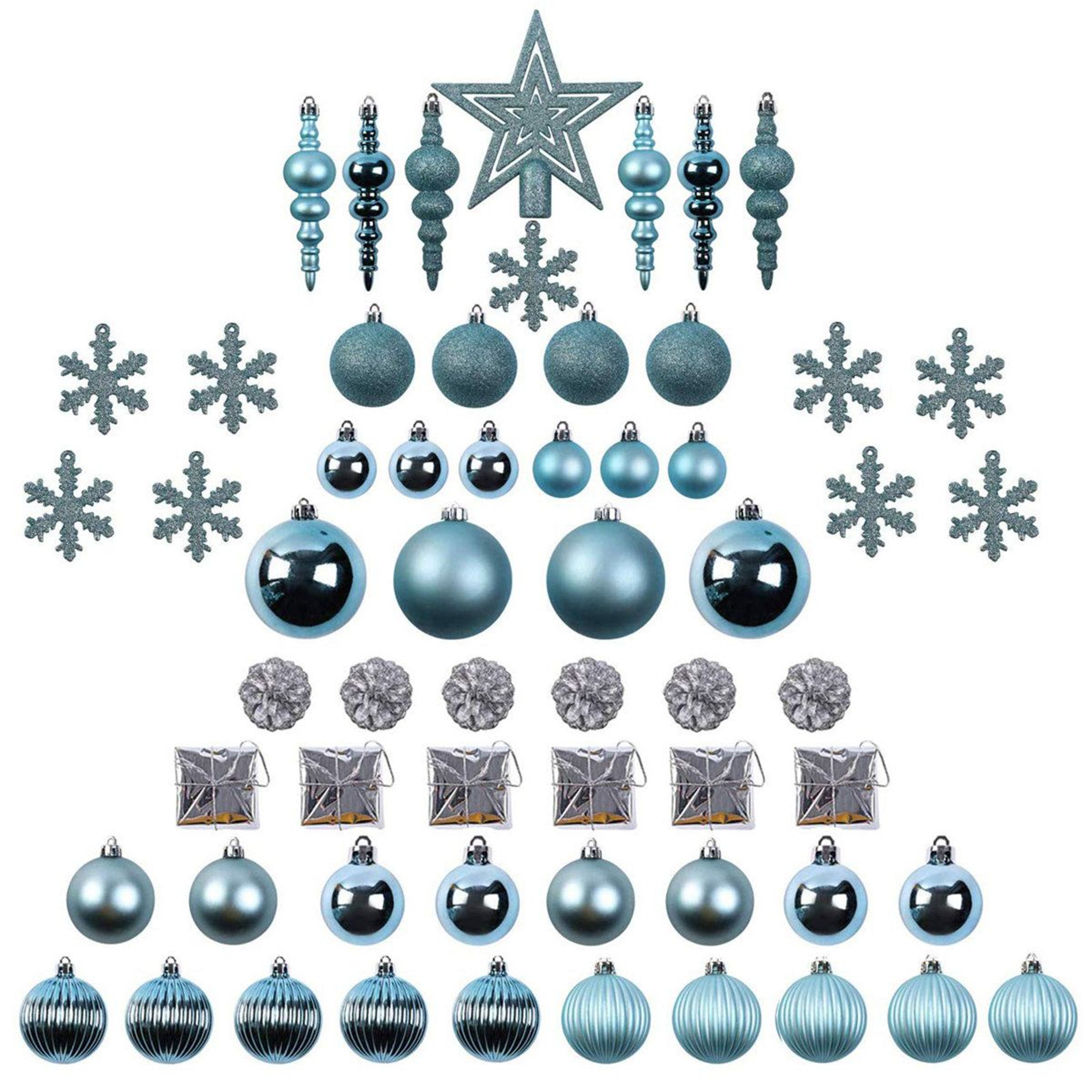 Christmas Tree And Star Decorative Hooks Indoor Holiday Accent Set 0
