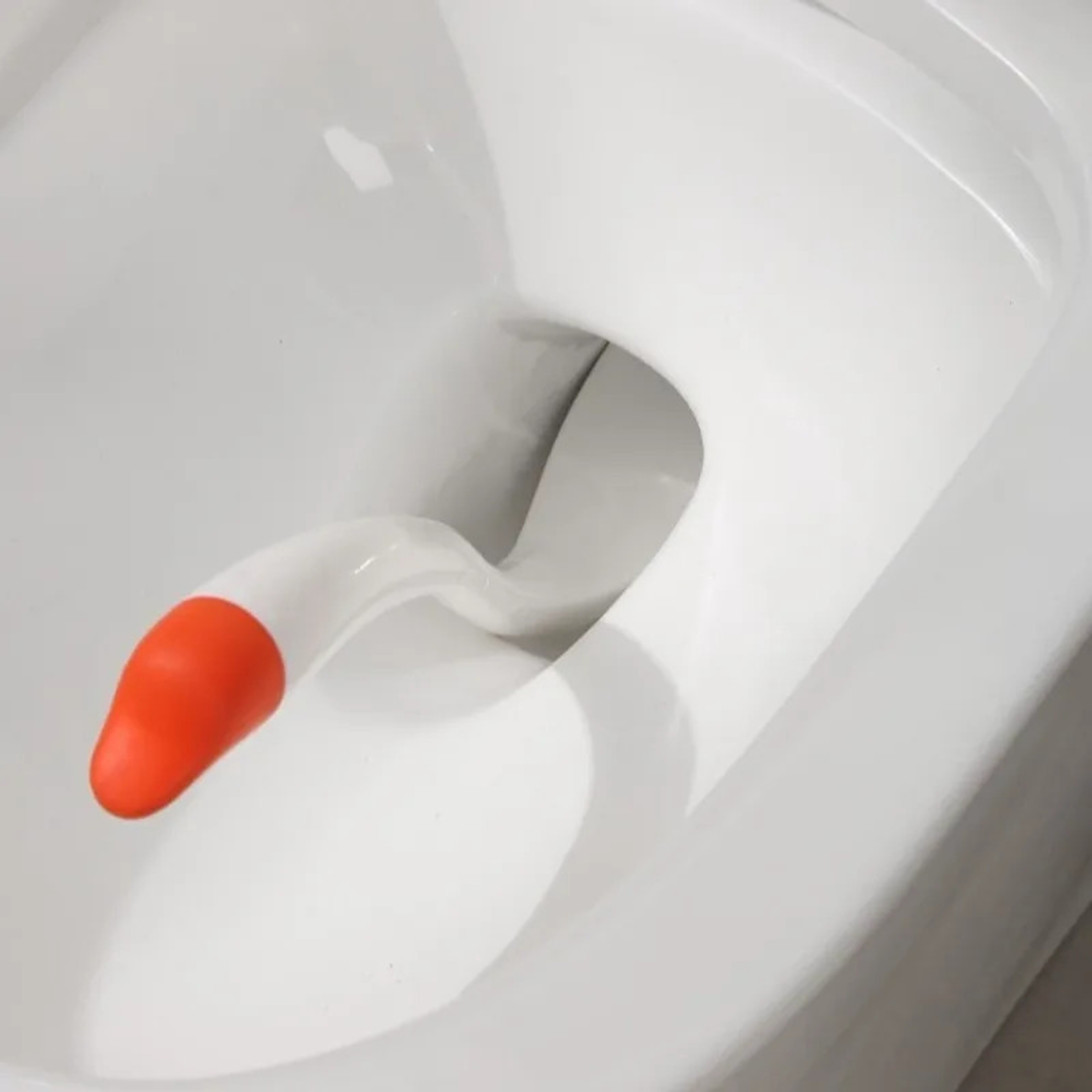 Cute Swan Toilet Brush With Holder Long Handle Dense Bristle Bathroom Cleaning Set 3