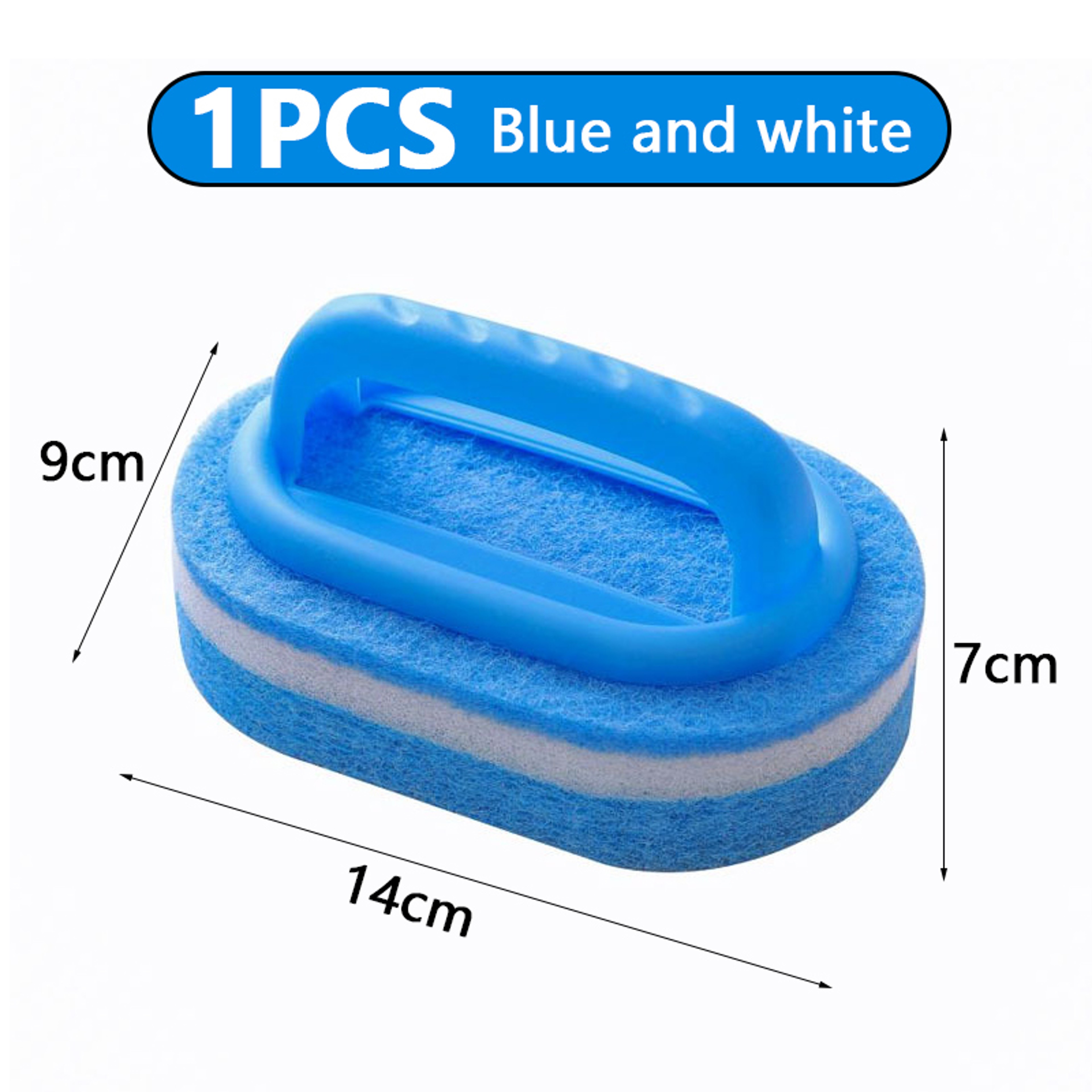 Ergonomic Kitchen Cleaning Brush with Dishwashing Sponge for Pots, Dishes, Sinks & Tiles – view 9