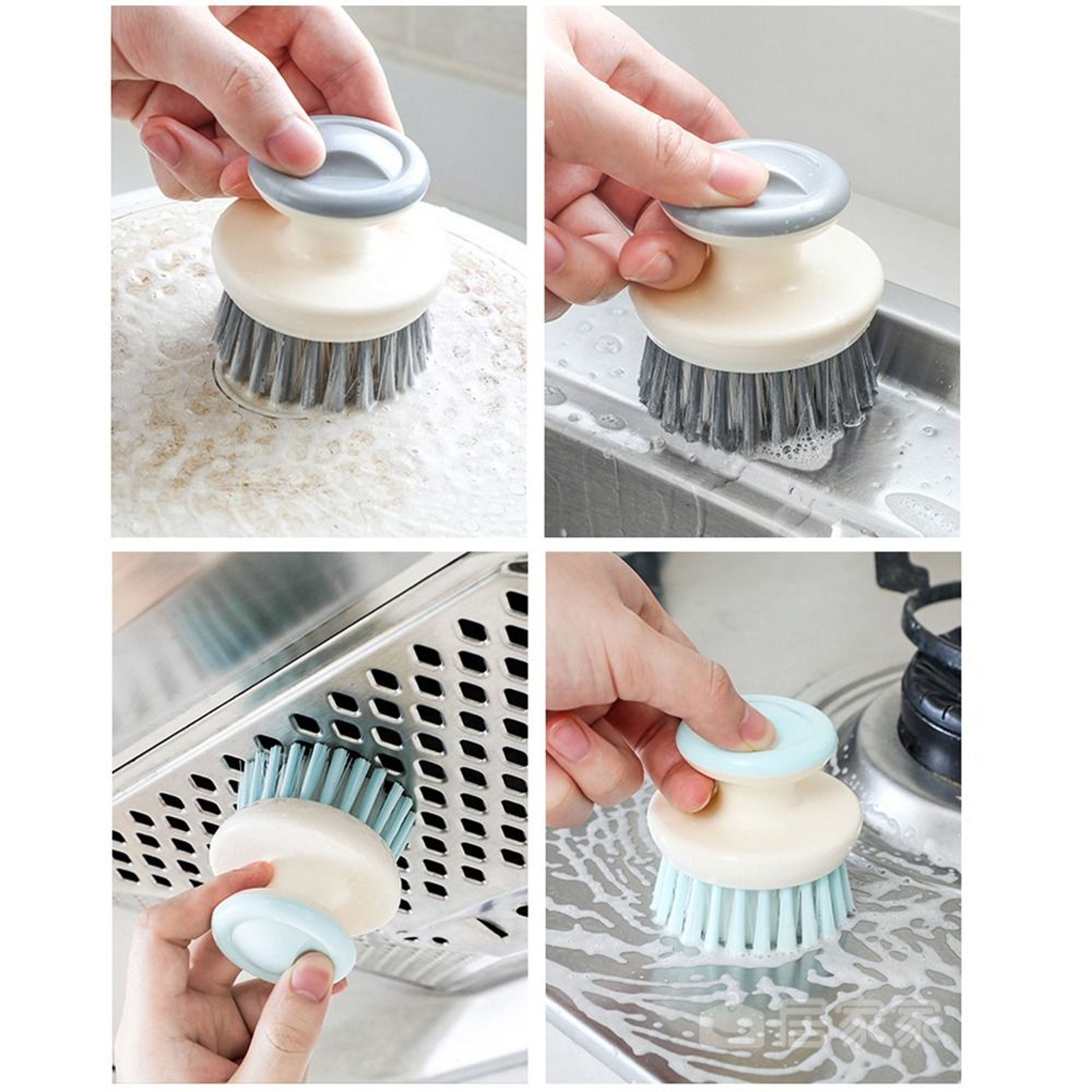 Multipurpose Dish Brush with Ergonomic Handle for Pots, Pans & Kitchen Cleaning – view 5