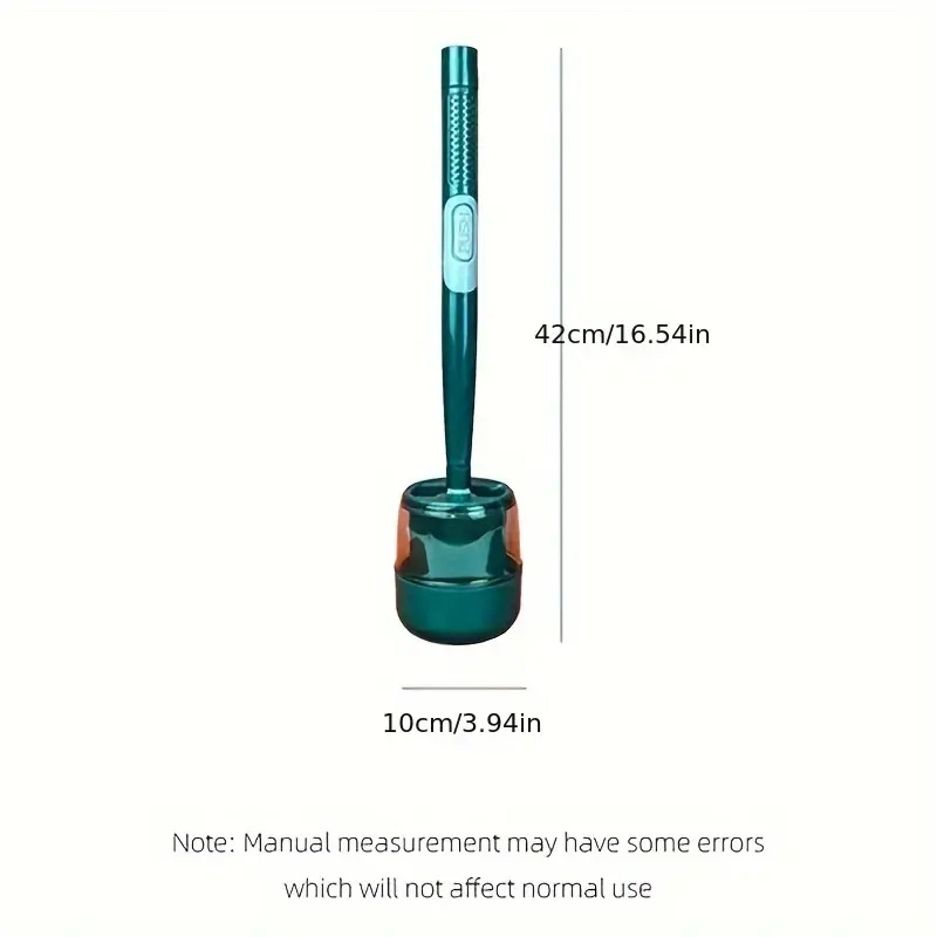 FlexClean Wall Mounted Toilet Brush With Holder  Flexible Silicone Cleaning Head 5