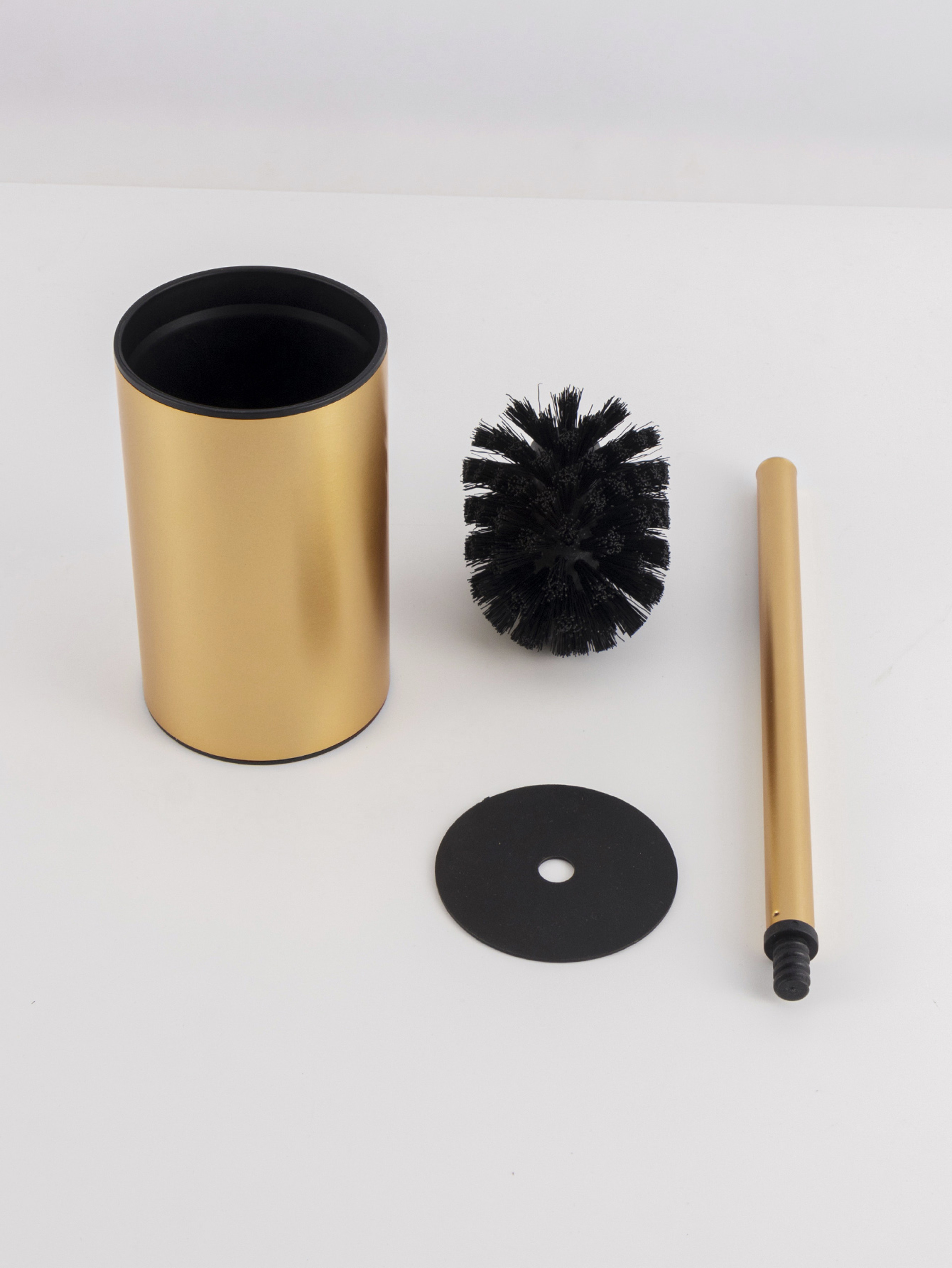 Luxury Stainless Steel Toilet Brush with Holder Long Handle Heavy Duty Bathroom Cleaner – view 4