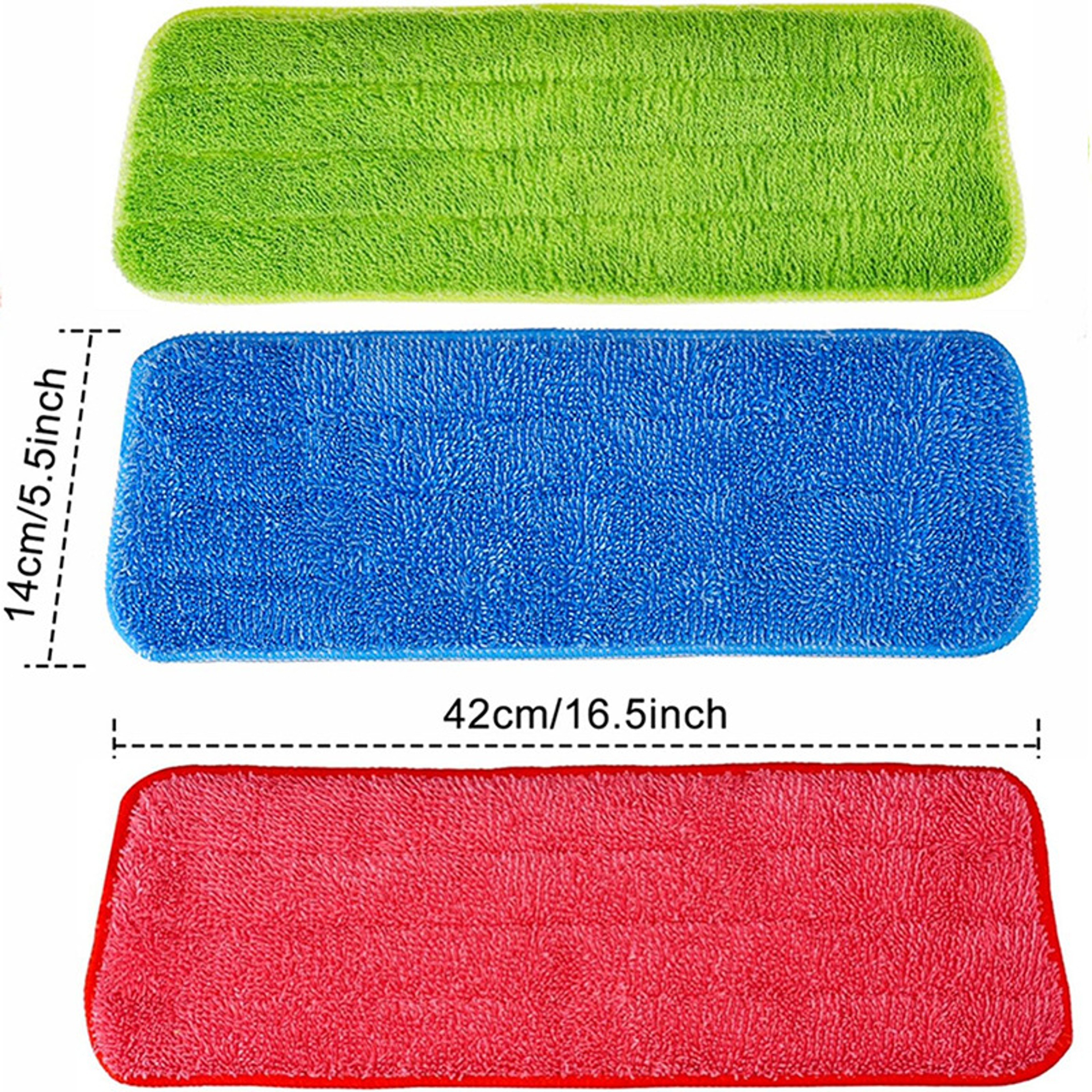 Microfiber Mop Replacement Head Reusable Washable Mop Pad for Hard Floor Cleaning – view 3