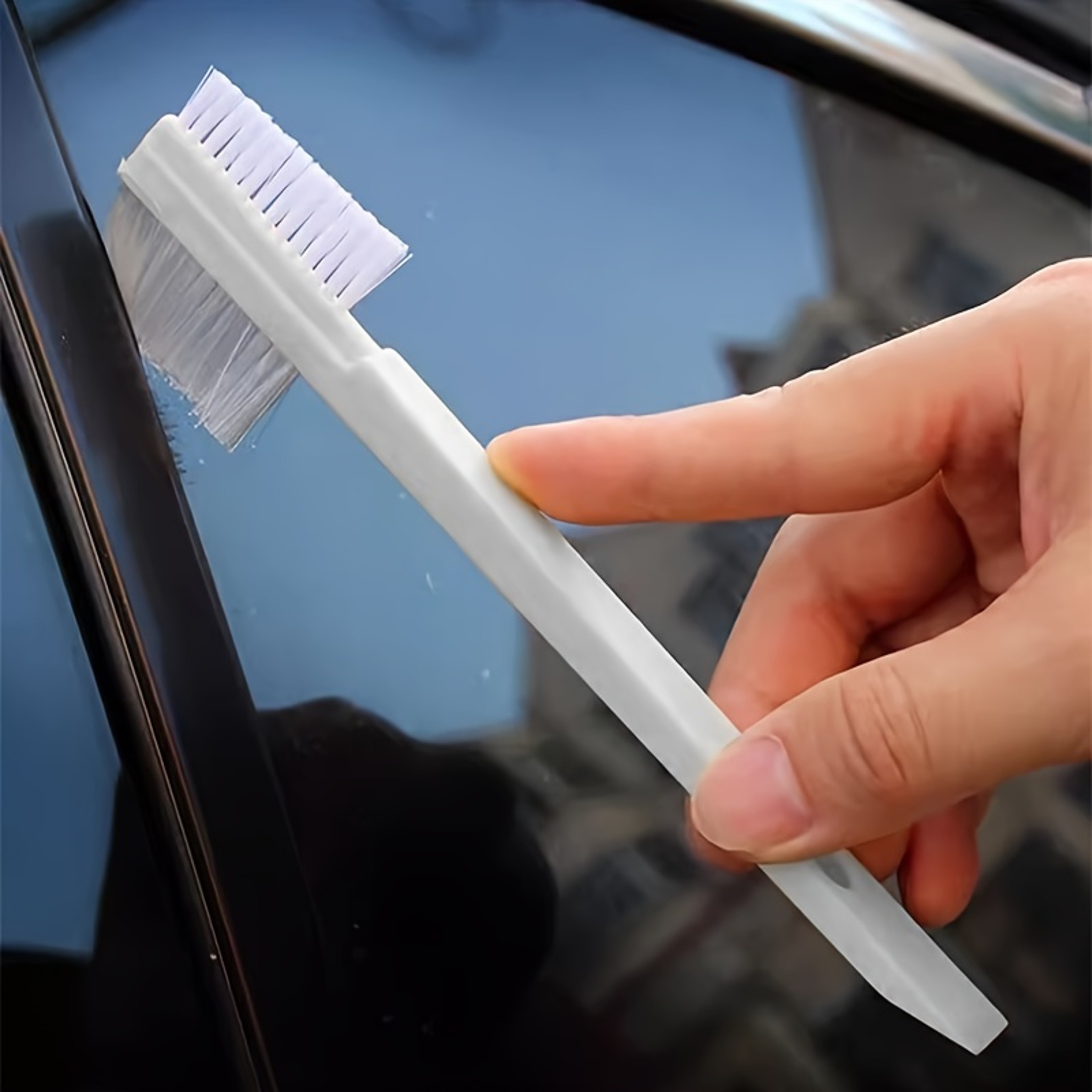 Dual Sided Car Detailing Brush for Edge, Corner & Vent Deep Cleaning – view 7