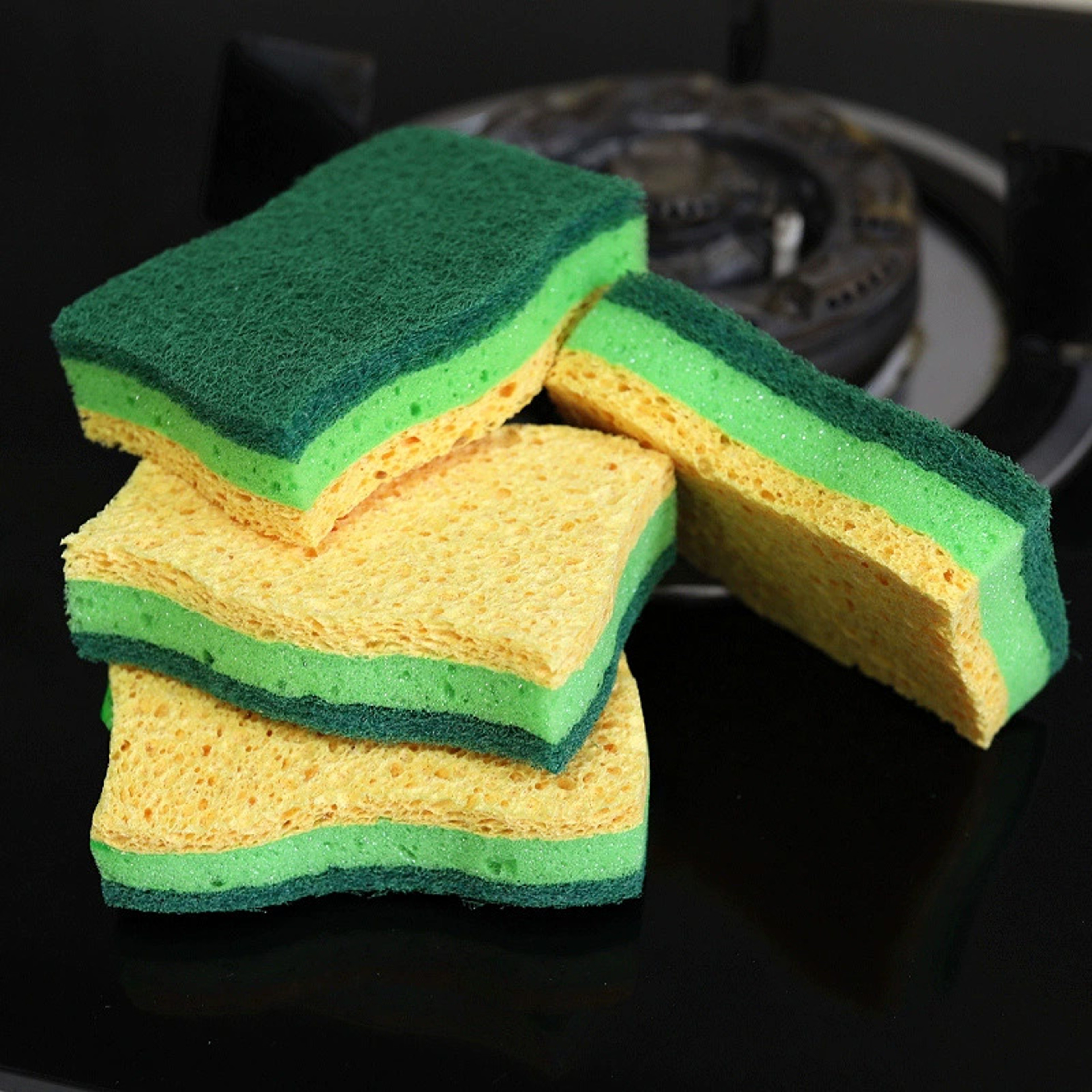 Kitchen Sponge Scrub Sponges for Dishes, Pots and Everyday Kitchen Cleaning – view 2