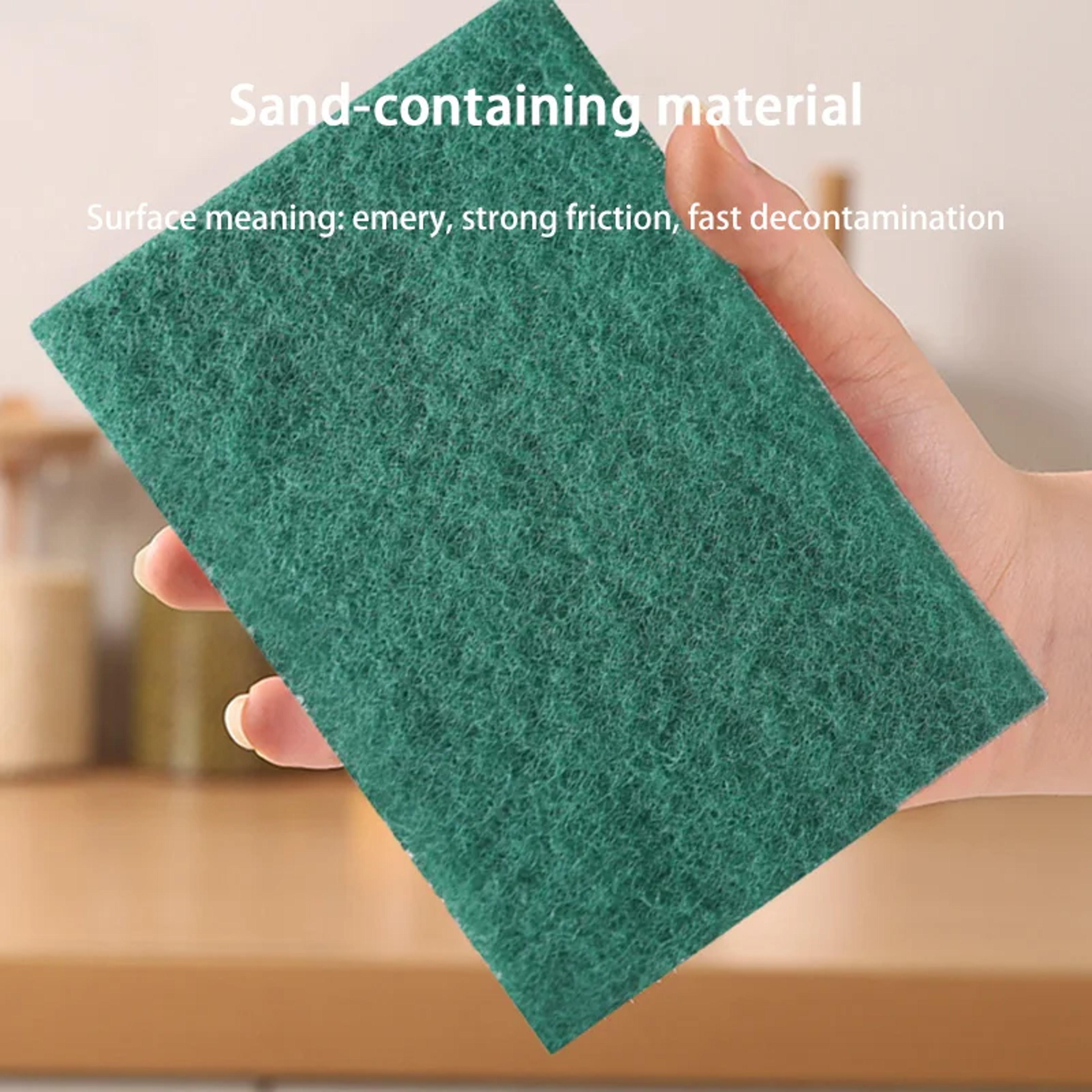 DualSided Kitchen Scrub Sponge Heavy Duty Scouring Pad For Pots Pans  Everyday Cleaning 2