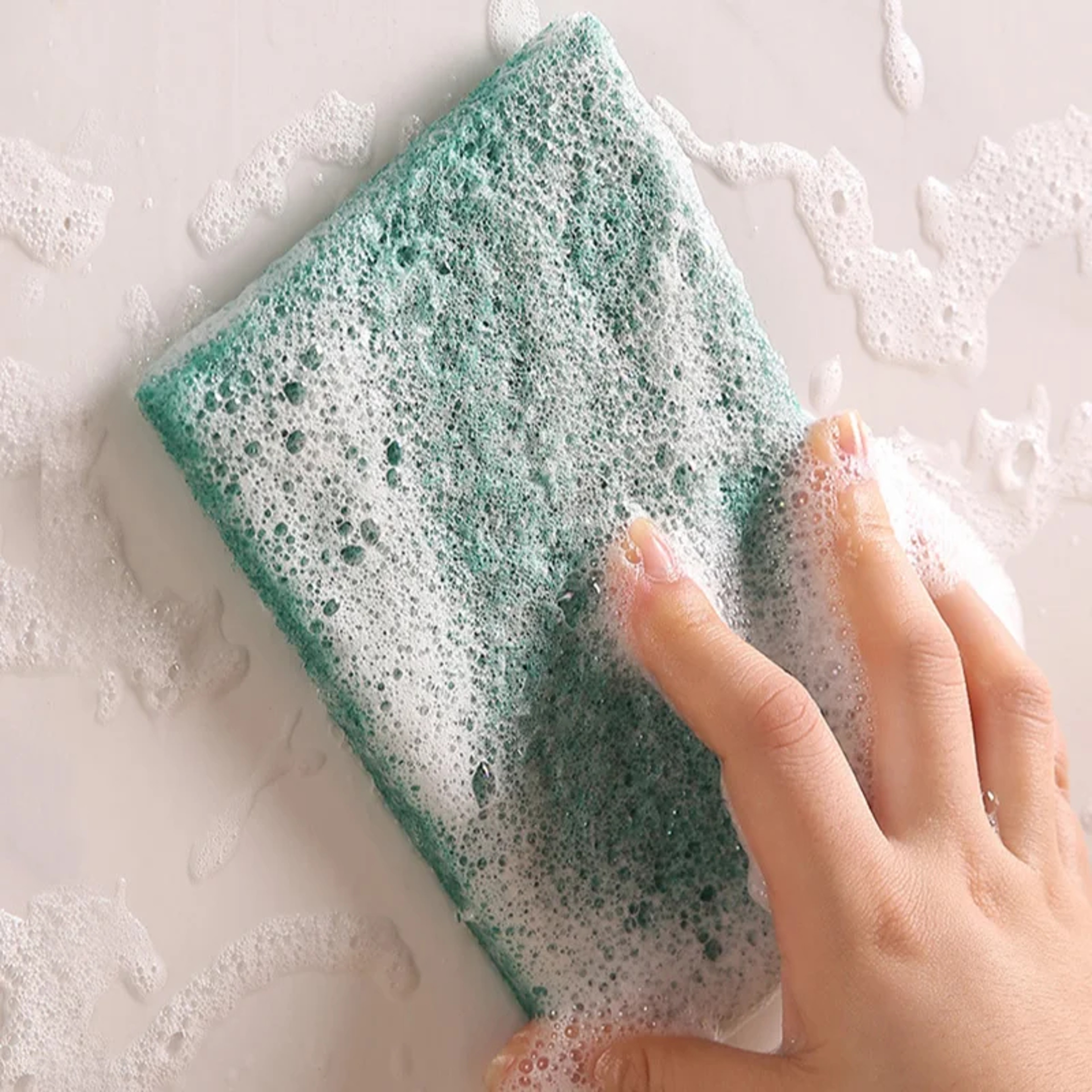 DualSided Kitchen Scrub Sponge Heavy Duty Scouring Pad For Pots Pans  Everyday Cleaning 5