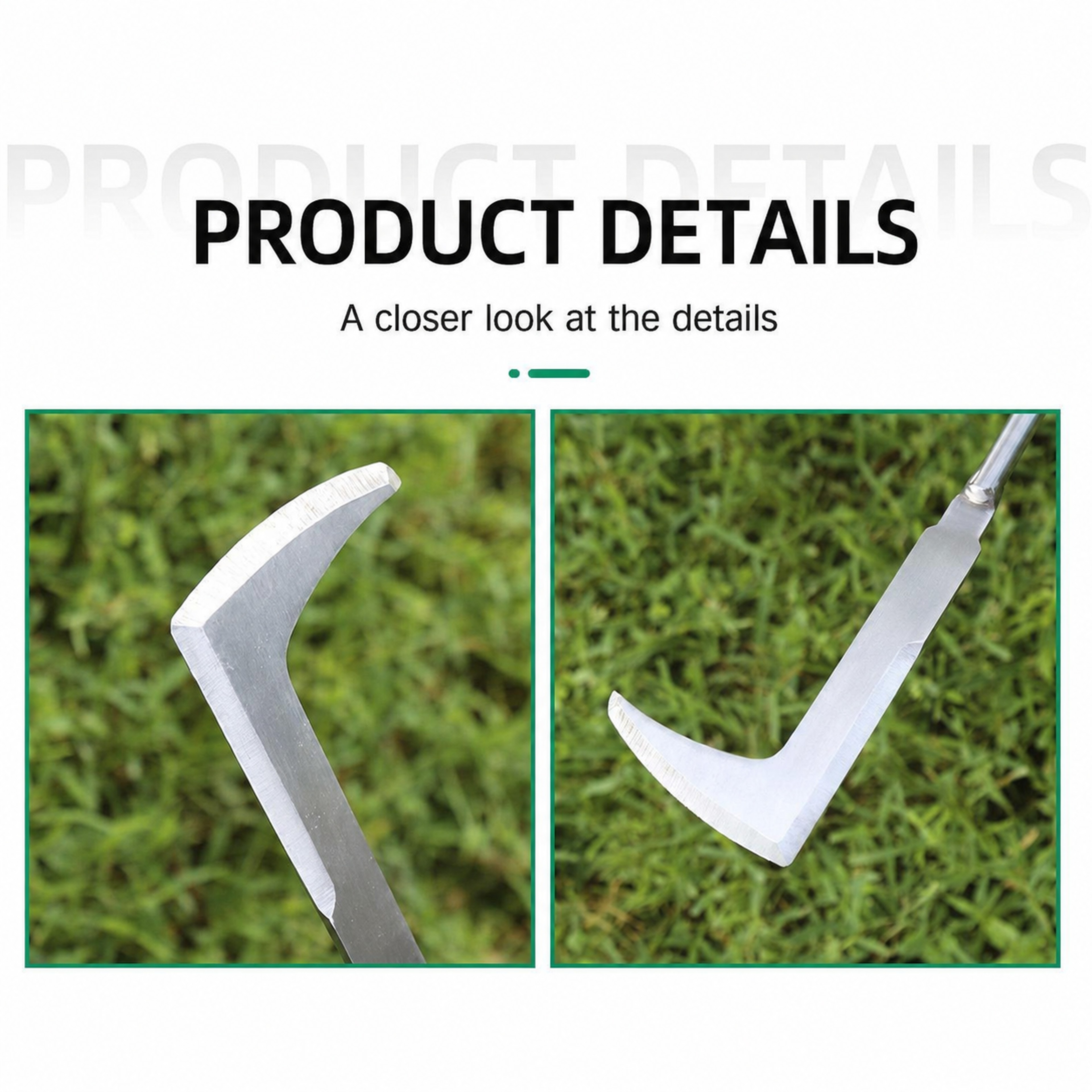 Rafford Crevice Weeder Stainless Steel Root Remover Tool With Wooden Handle For Garden  Paving Gaps 3