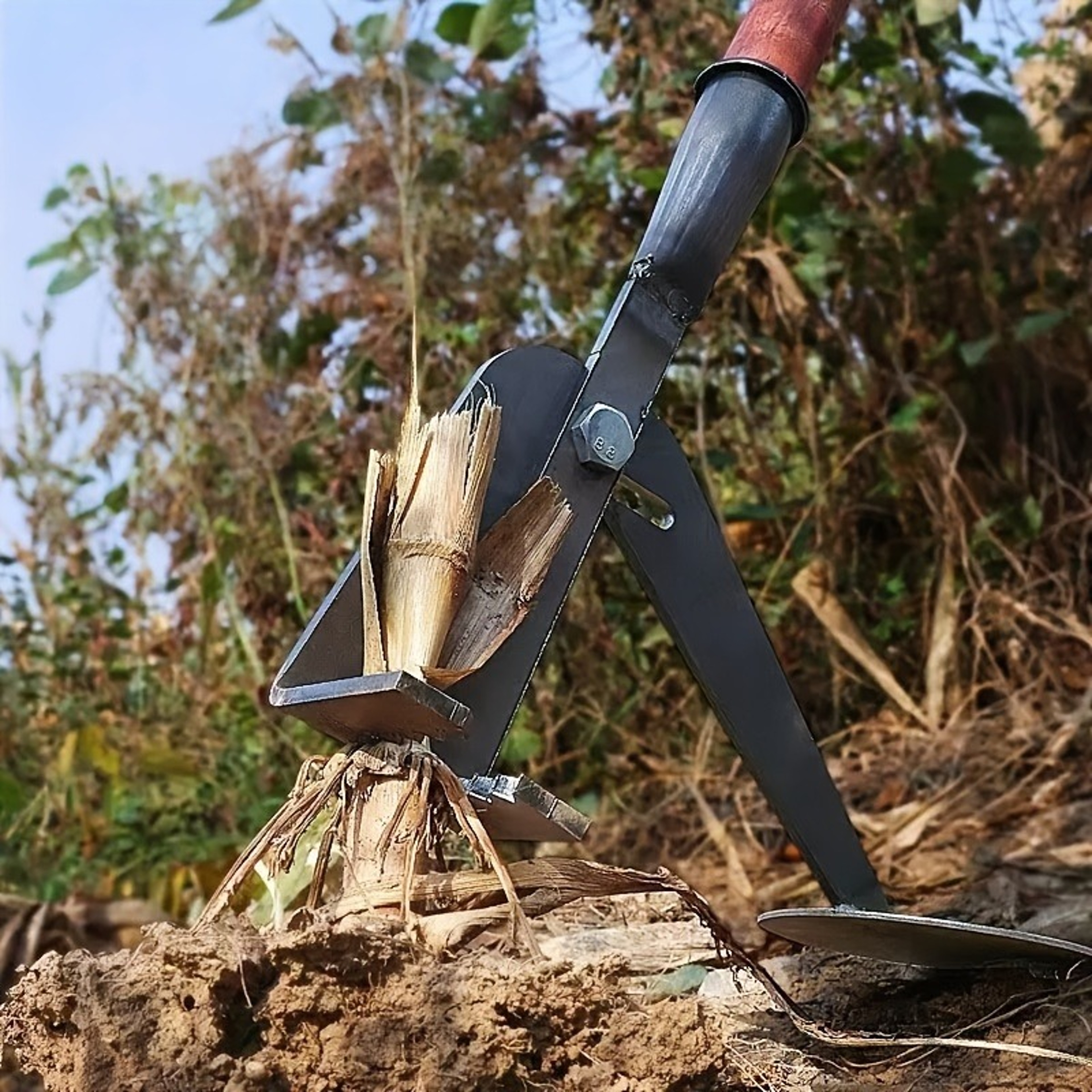 Heavy Duty Manual Root Puller Tool for Weed Removal & Farm Stump Extraction – view 5