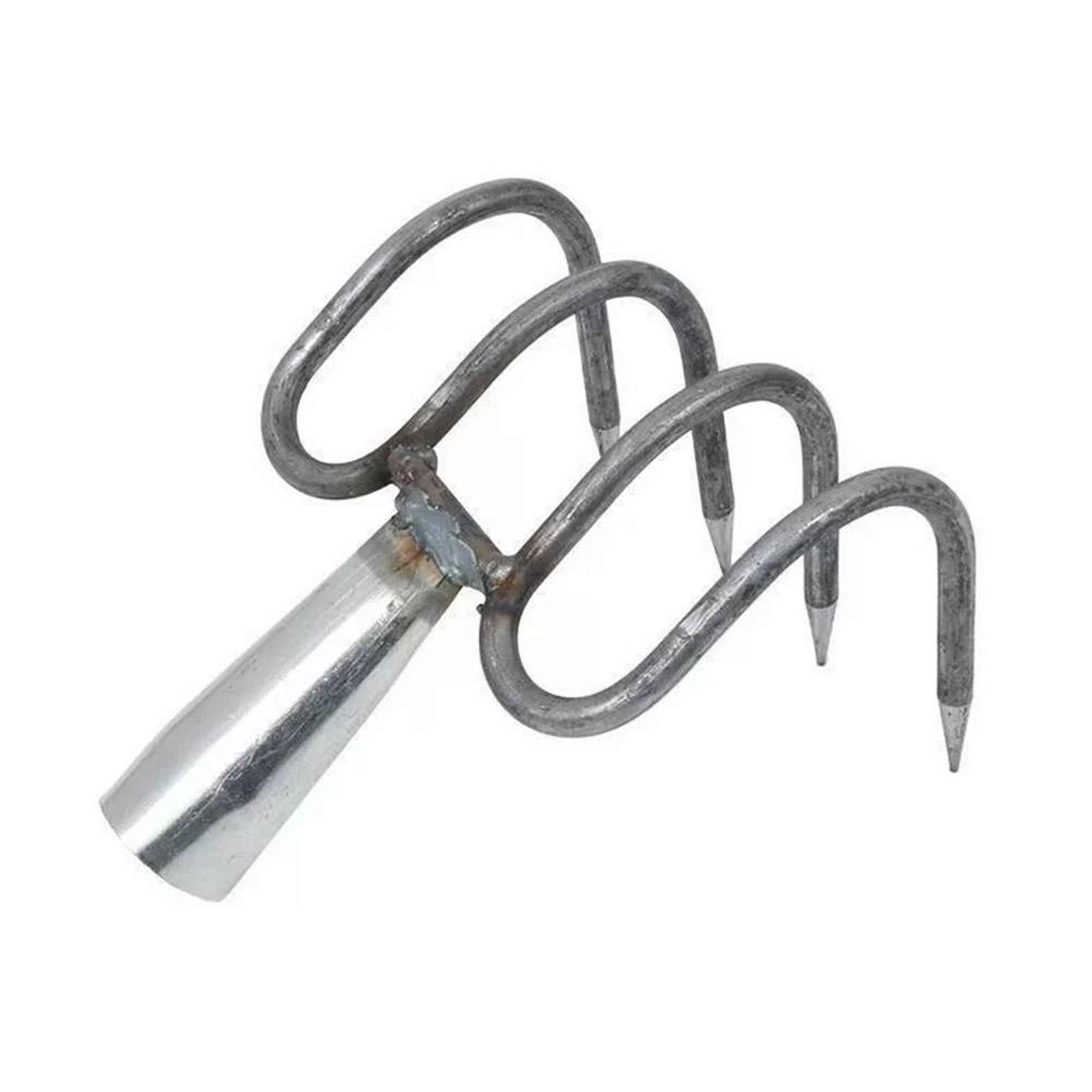 Heavy Duty Garden Rake All Steel Landscaping Tool for Soil Loosening, Weeding & Stone Removal – view 7