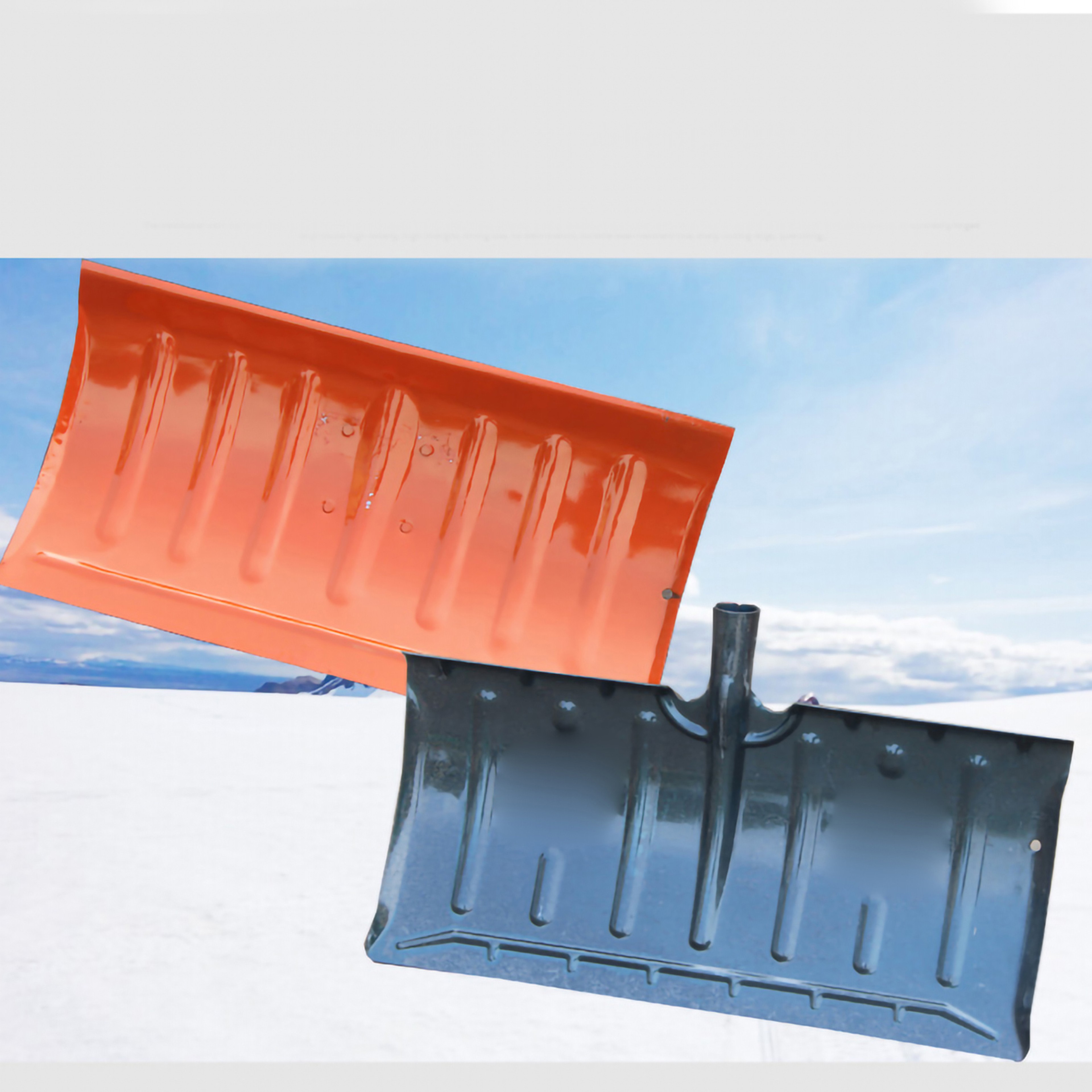 Heavy Duty Snow Shovel & Ice Scraper High Carbon Steel Winter Snow Removal Tool – view 4