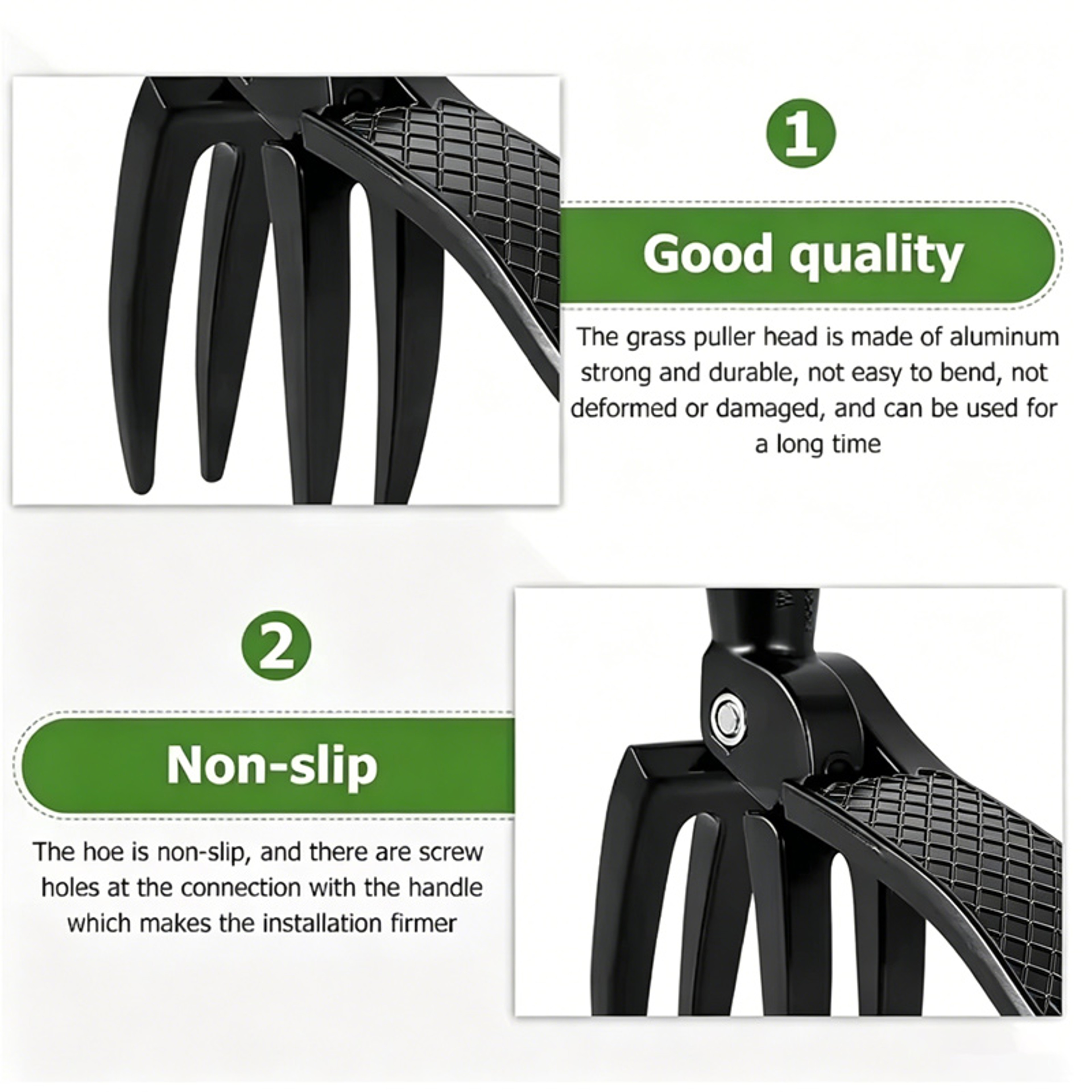 Stand Up Weed Puller Replacement Head with Foot Pedal Claws for Garden Weeding Tool – view 2