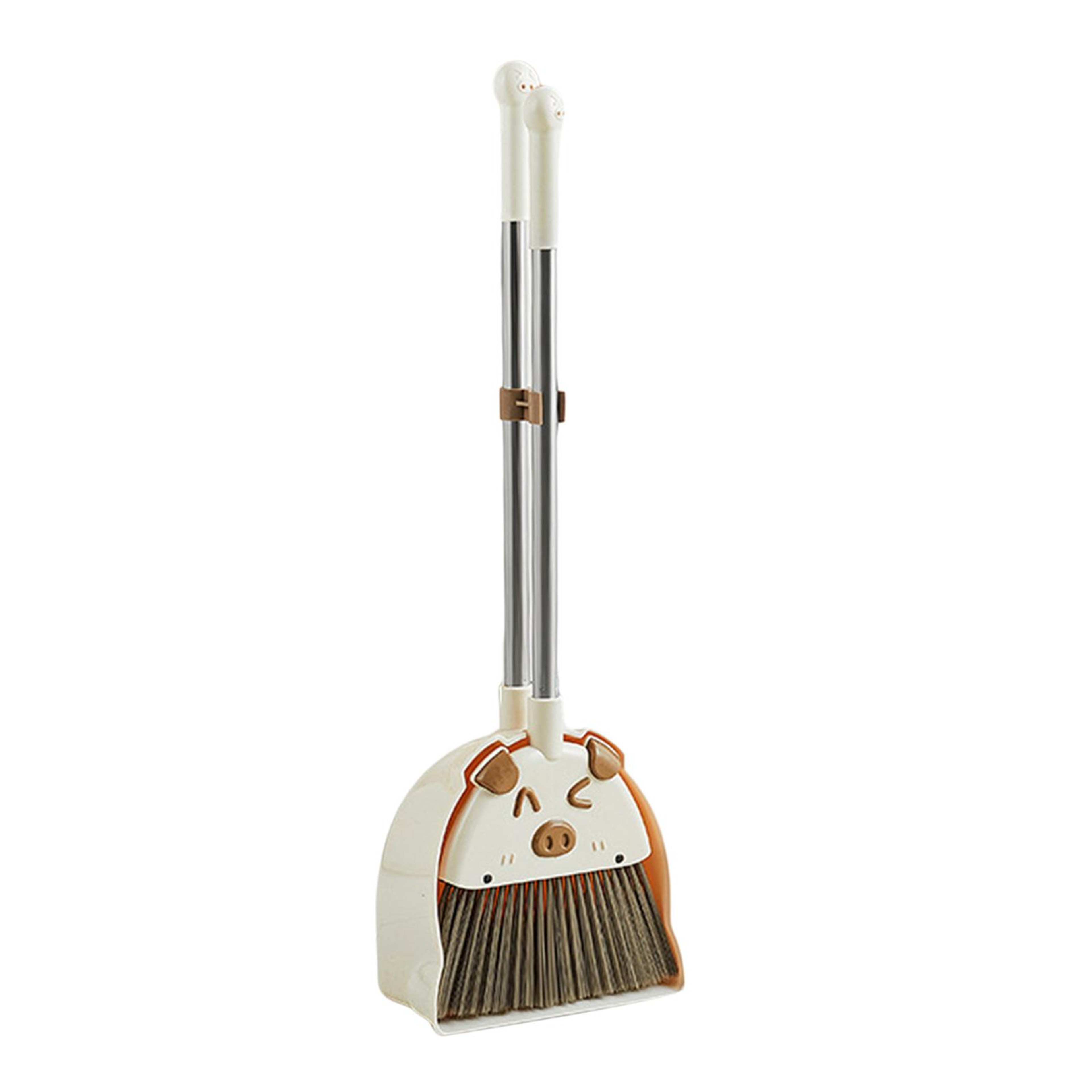 Kids Cleaning Set Mini Broom And Dustpan Pretend Play Housekeeping Toy For Toddlers Ages 4