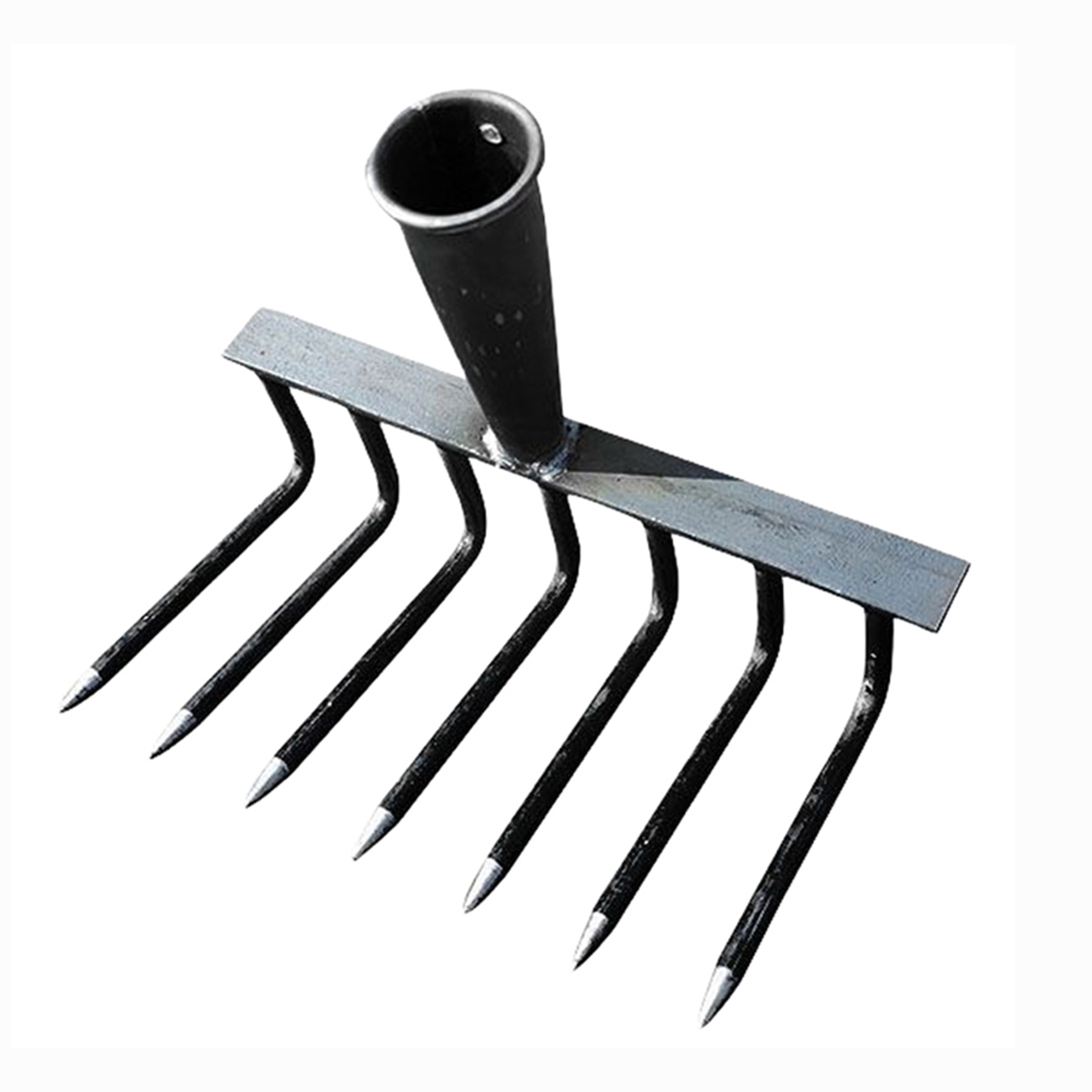 High Carbon Steel Garden Rake For Weeding  Soil Loosening Teeth Heavy Duty Hand Cultivator 6