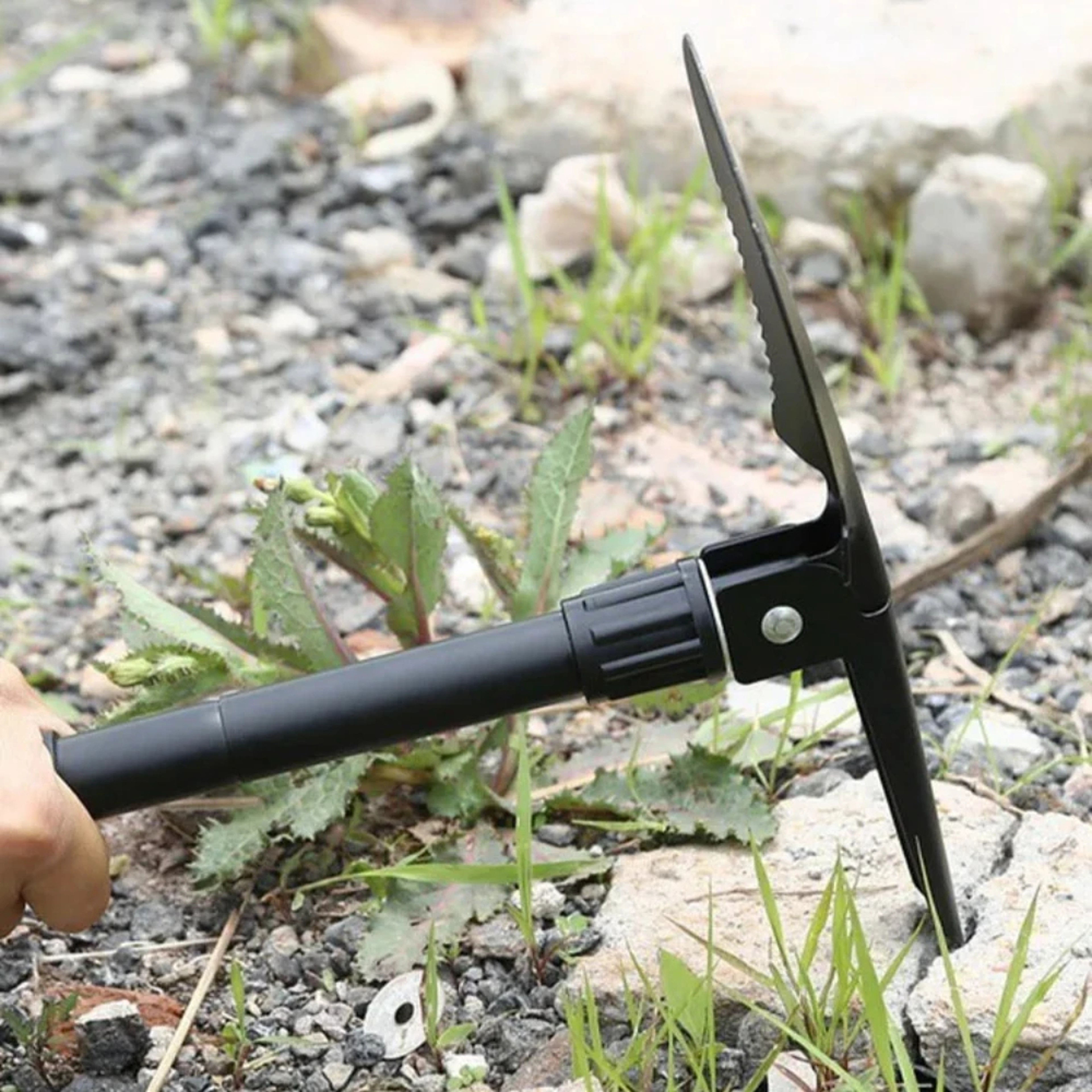 Compact Folding Survival Shovel Multi Tool for Camping, Hiking & Off Road Adventures – view 3