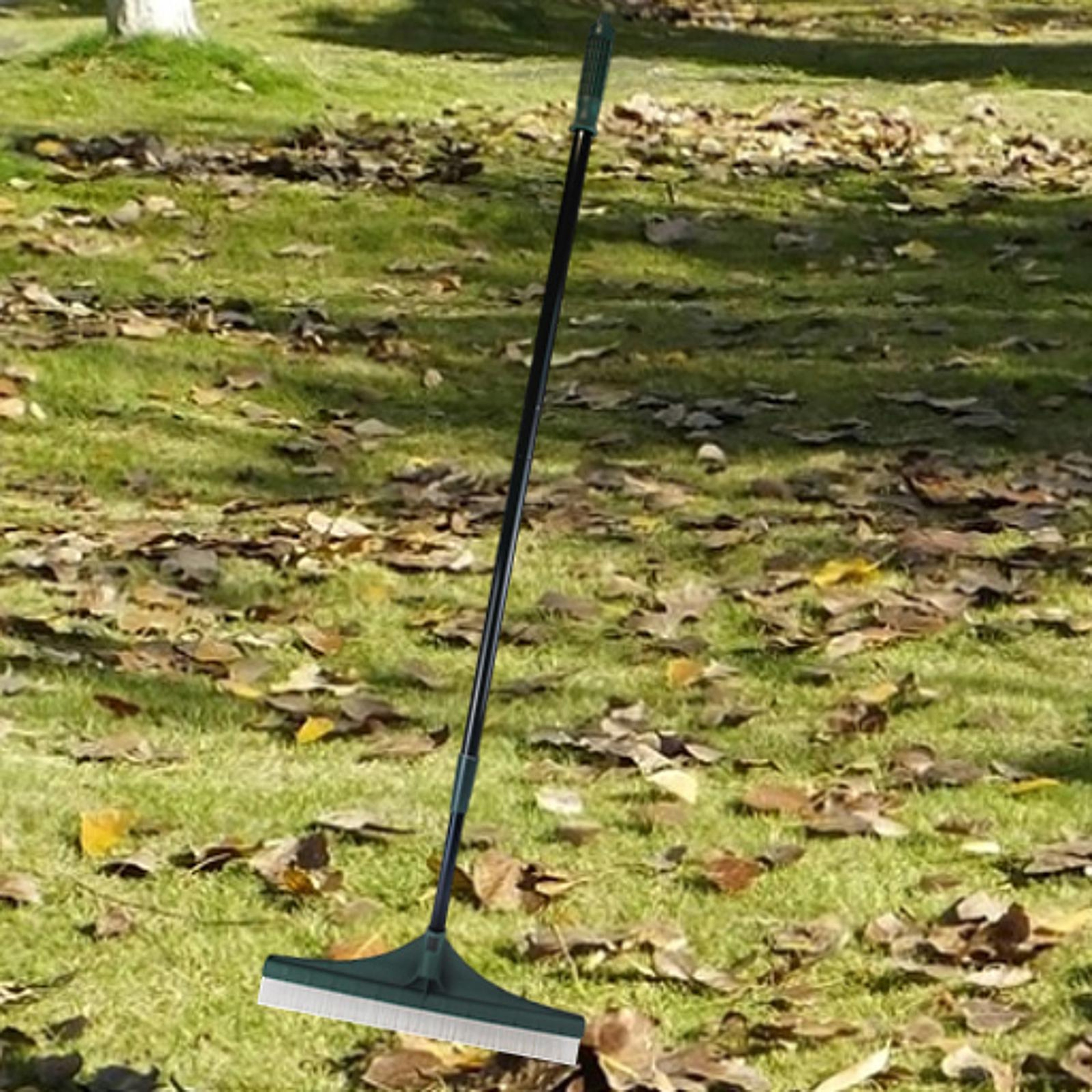 Adjustable Artificial Turf Rake & Carpet Rake with Hook for Pet Hair – view 3