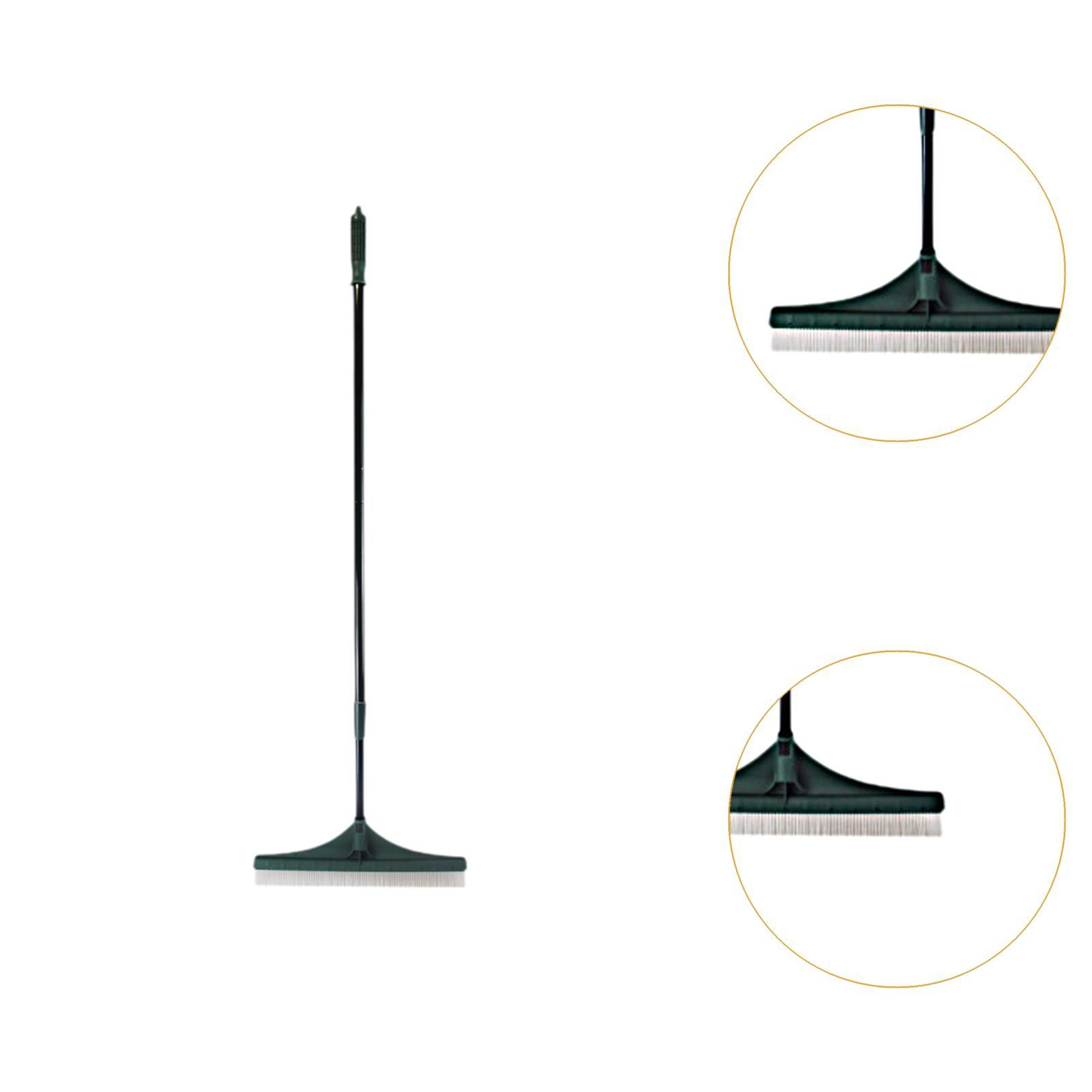 Adjustable Artificial Turf Rake & Carpet Rake with Hook for Pet Hair – view 5