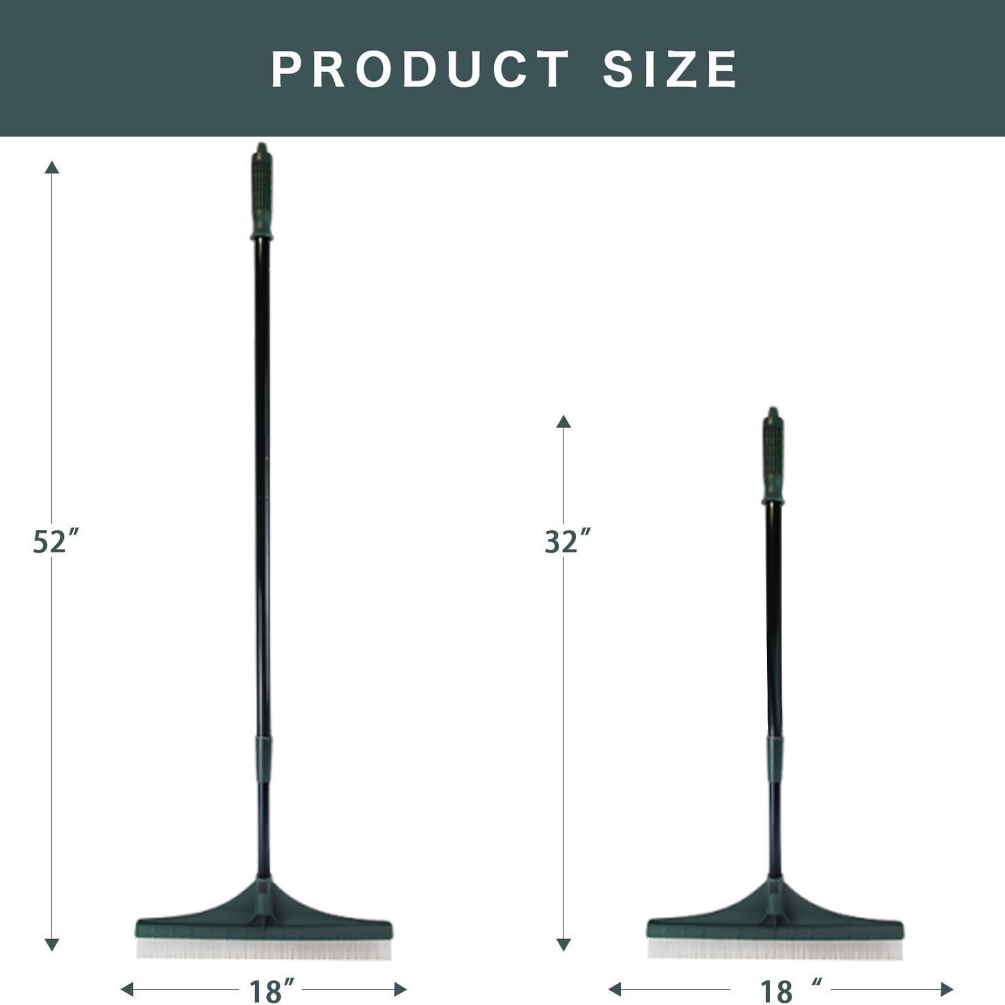 Adjustable Artificial Turf Rake & Carpet Rake with Hook for Pet Hair – view 6