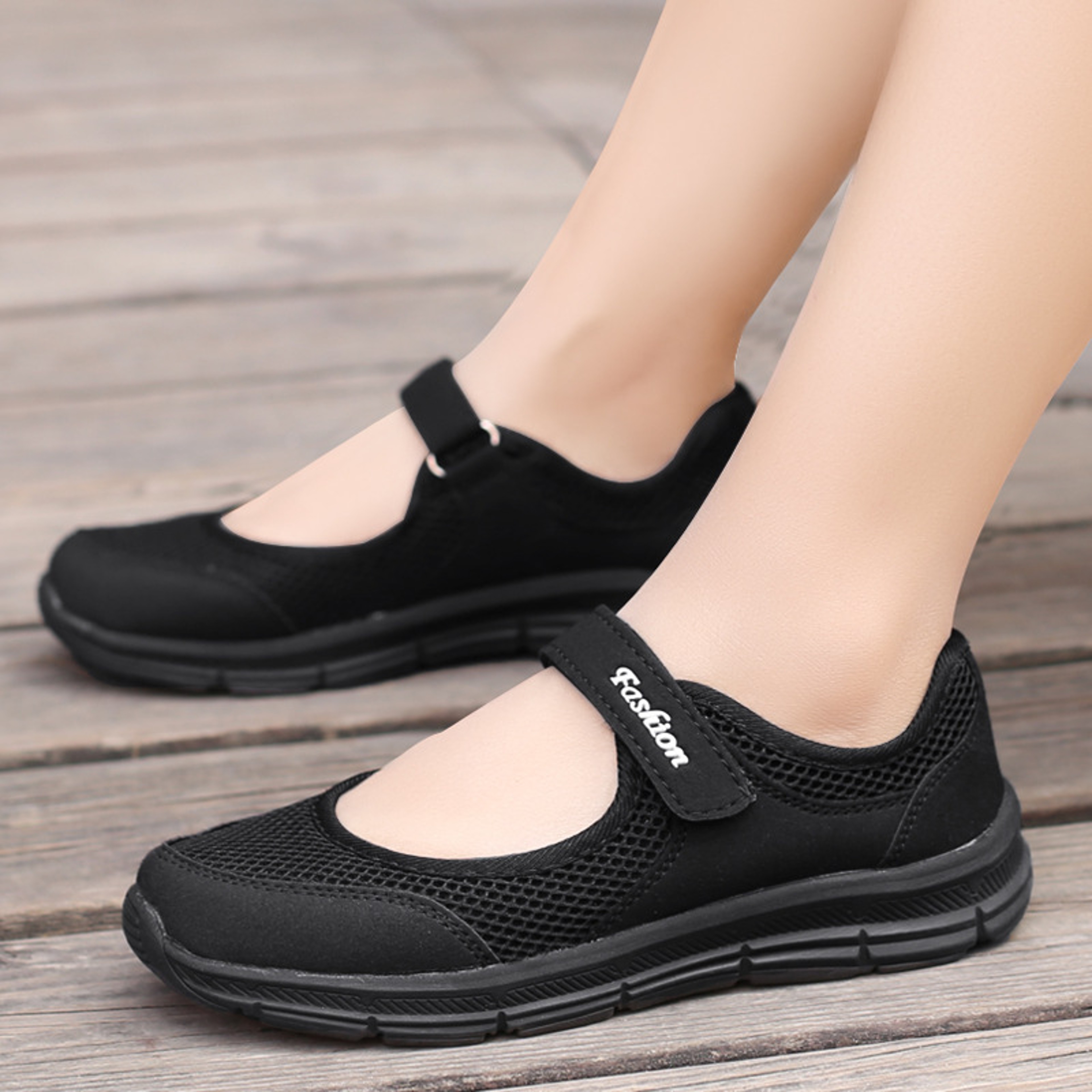 Women Breathable Sneakers Lightweight Mesh Walking  Casual Work Shoes 3