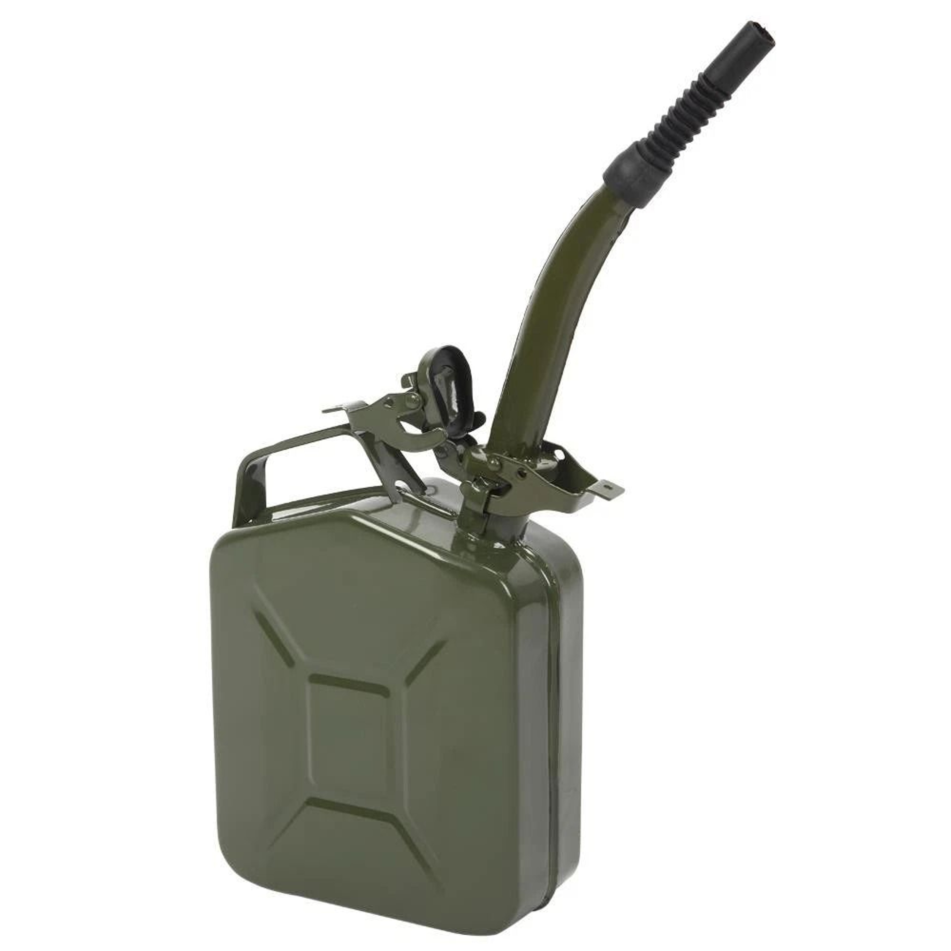 5L Steel Fuel Storage Can Portable Gasoline Jerry Can With Pour Spout Emergency Backup Container 11