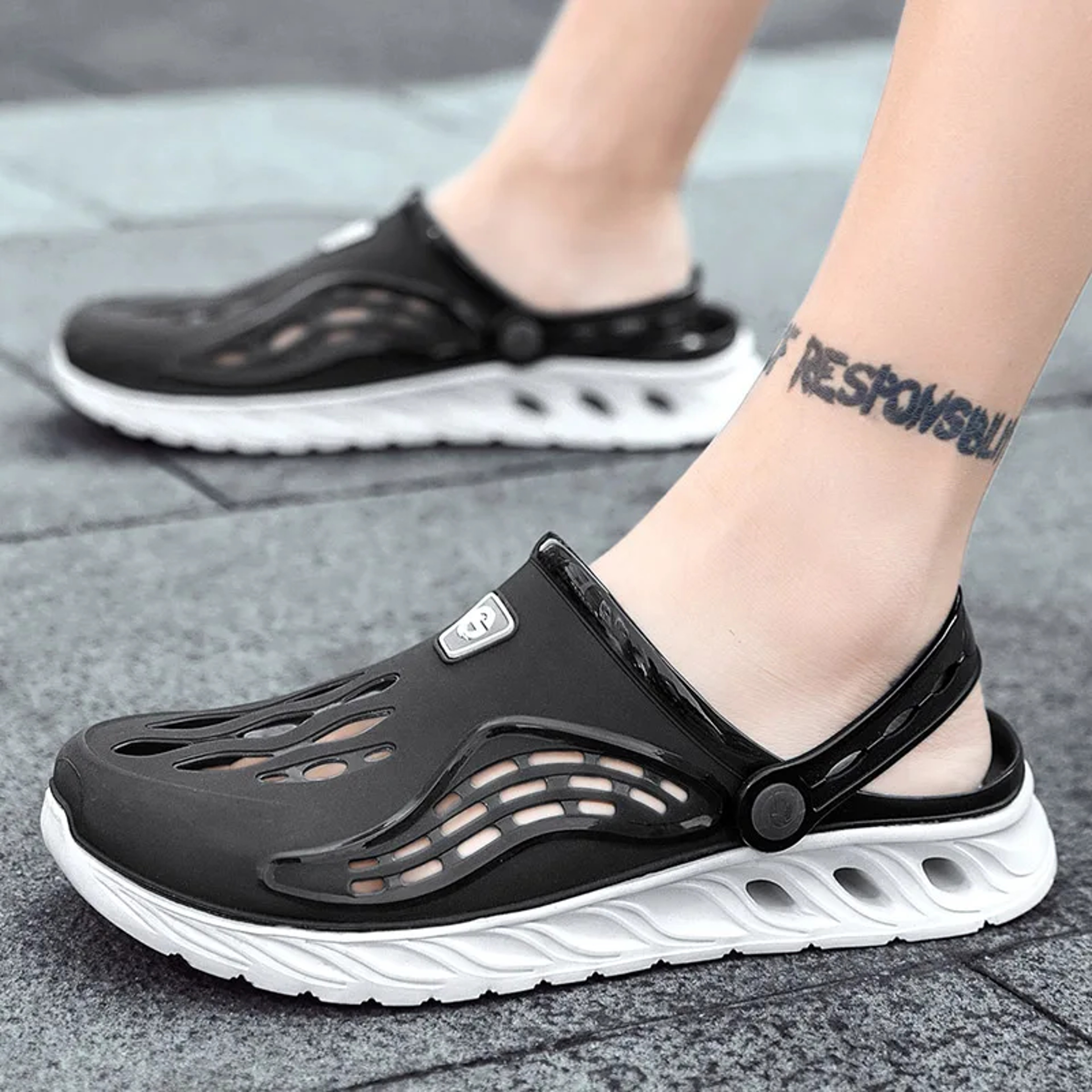 Mens EVA Clogs Breathable Beach Pool Sandals Lightweight Water Shoes For Summer Outdoor Wear 6