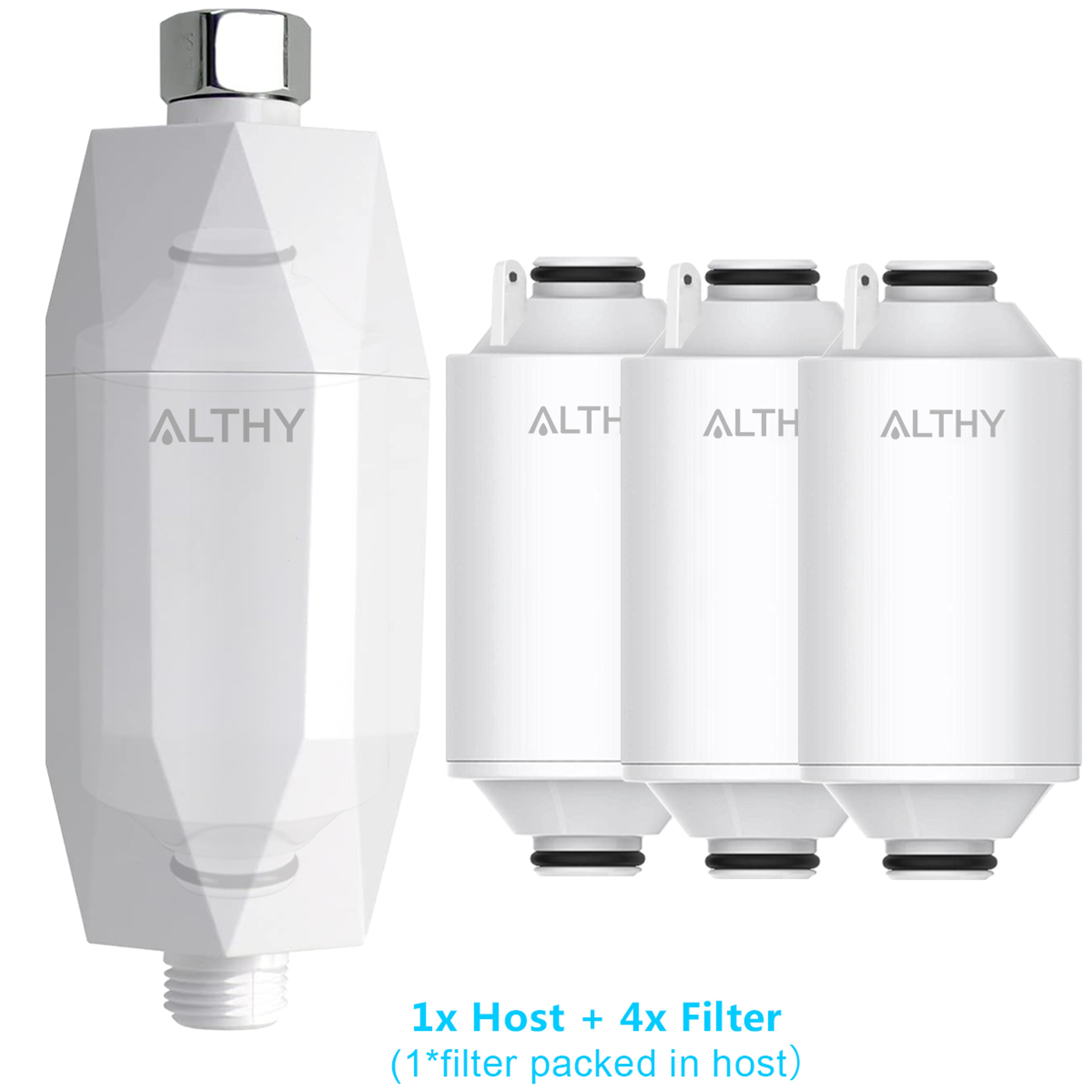 Vitamin C Shower Filter for Hard Water Chlorine Removal Skin Hair Care – view 7