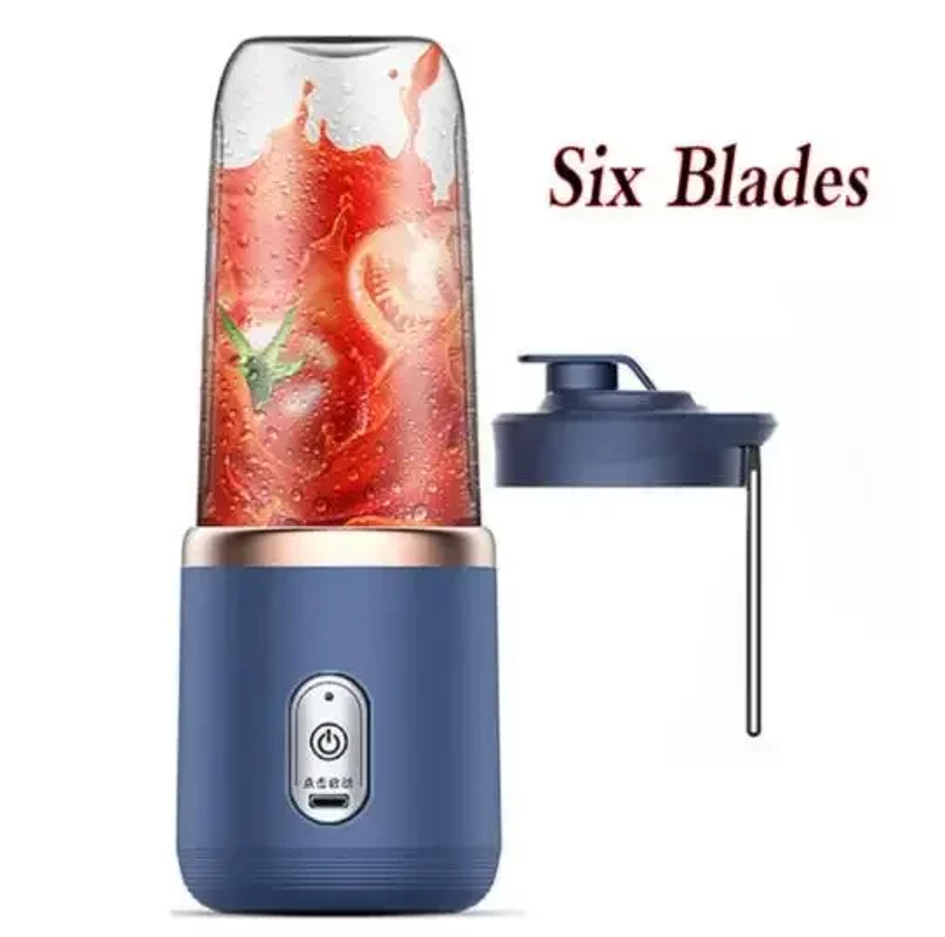 Portable USB Blender Personal Portable Blender Bottle with Blade Smoothie Maker – view 7