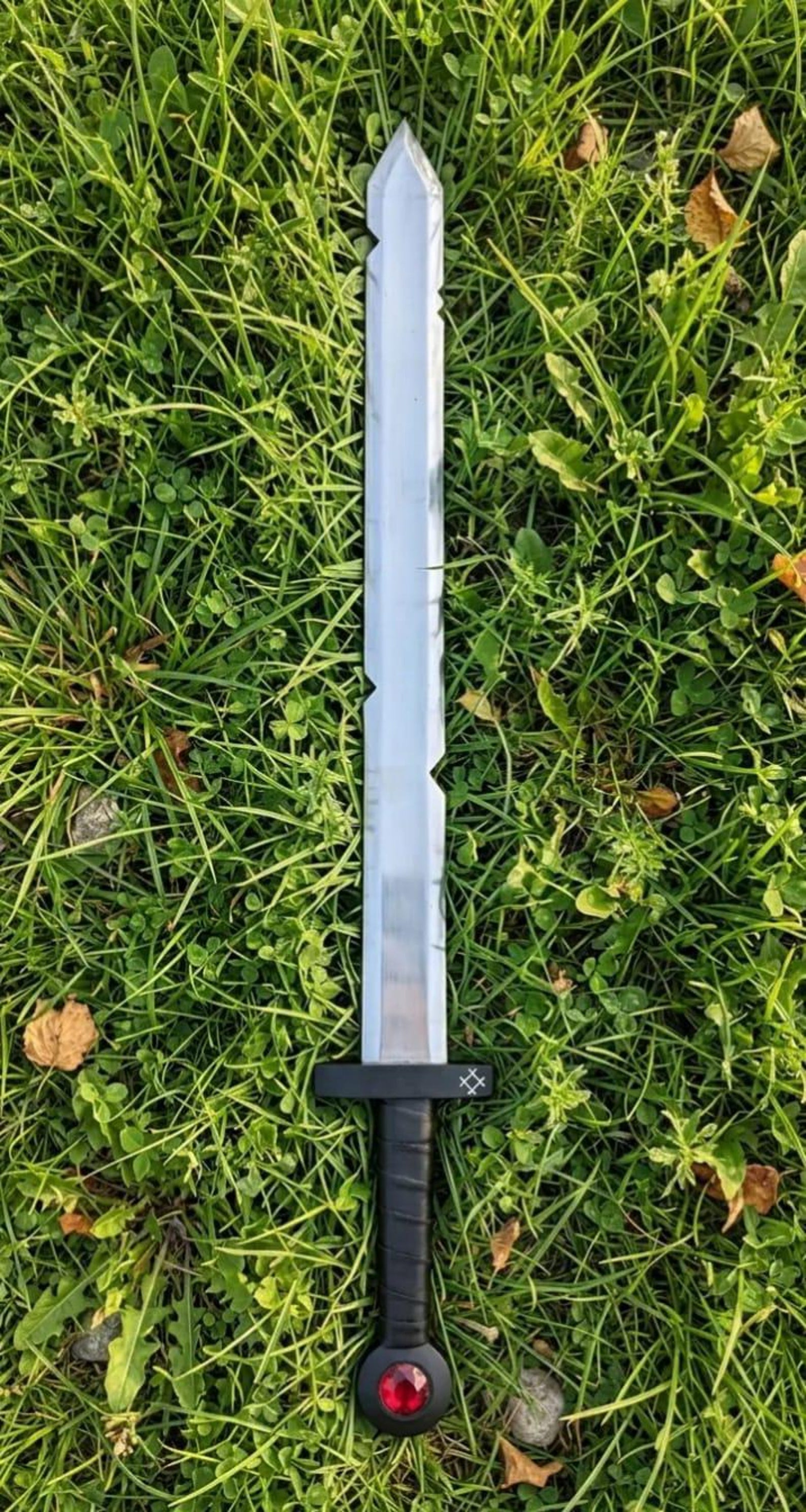 FinnInspired Scarlet Golden Blade Replica Handcrafted Decorative Sword With Leather Sheath Bl 5